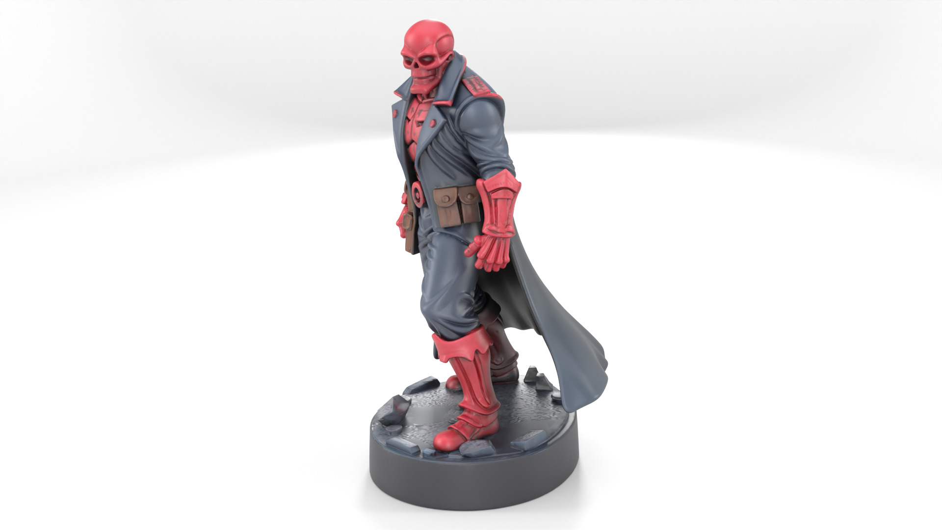 Red Skull Agent of Hydra 3D model_3