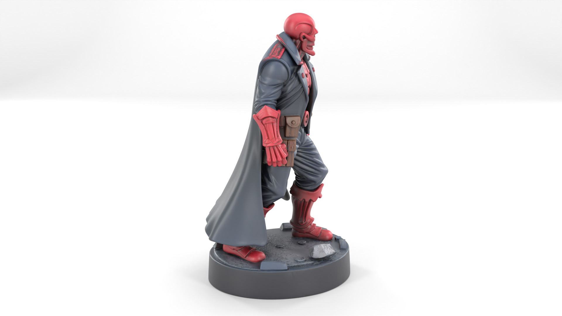 Red Skull Agent of Hydra 3D model_8
