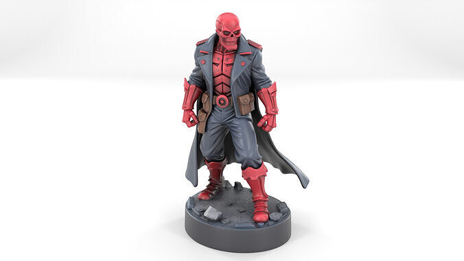 Red Skull Agent of Hydra 3D model