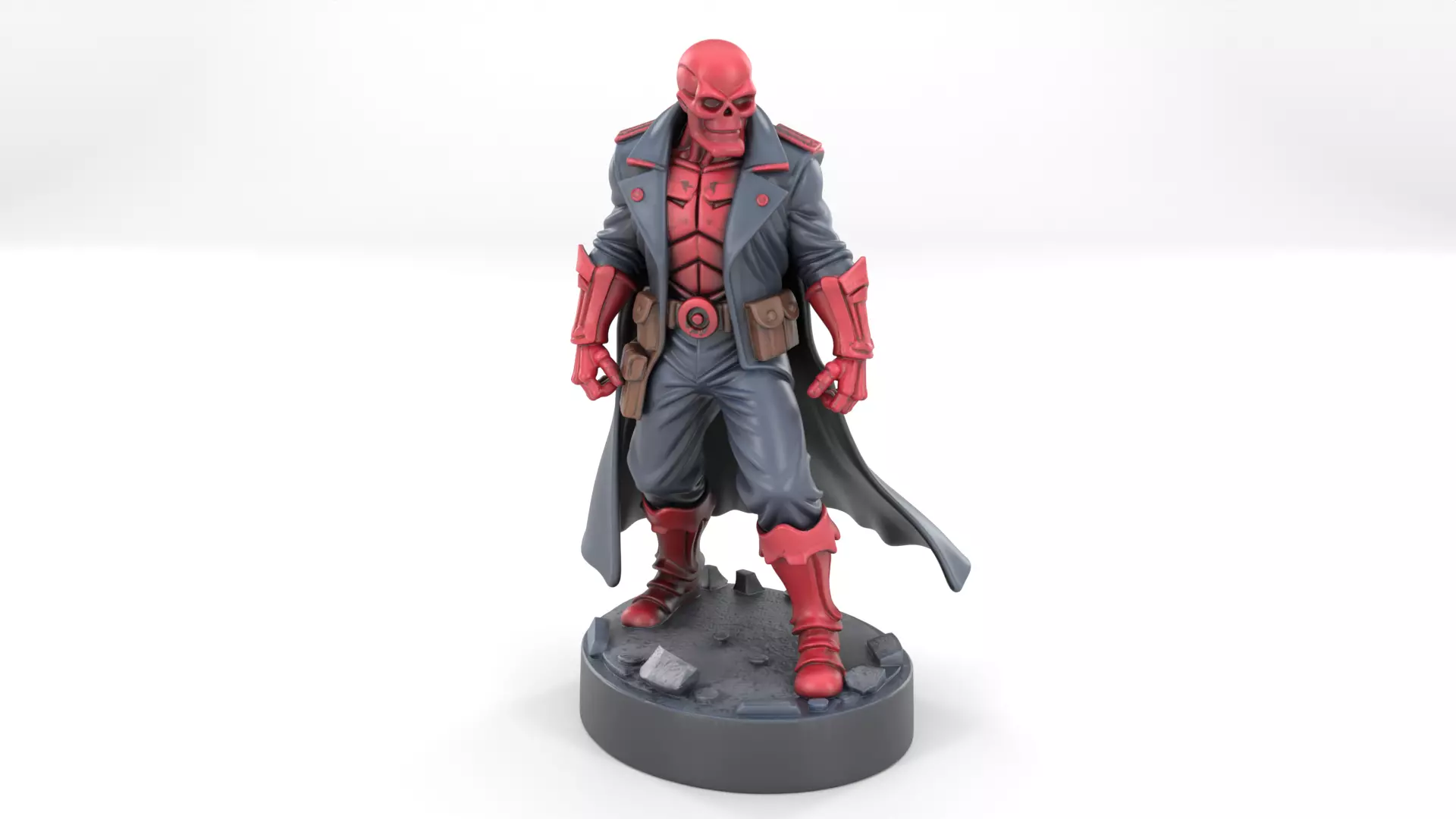 Red Skull Agent of Hydra 3D model_0