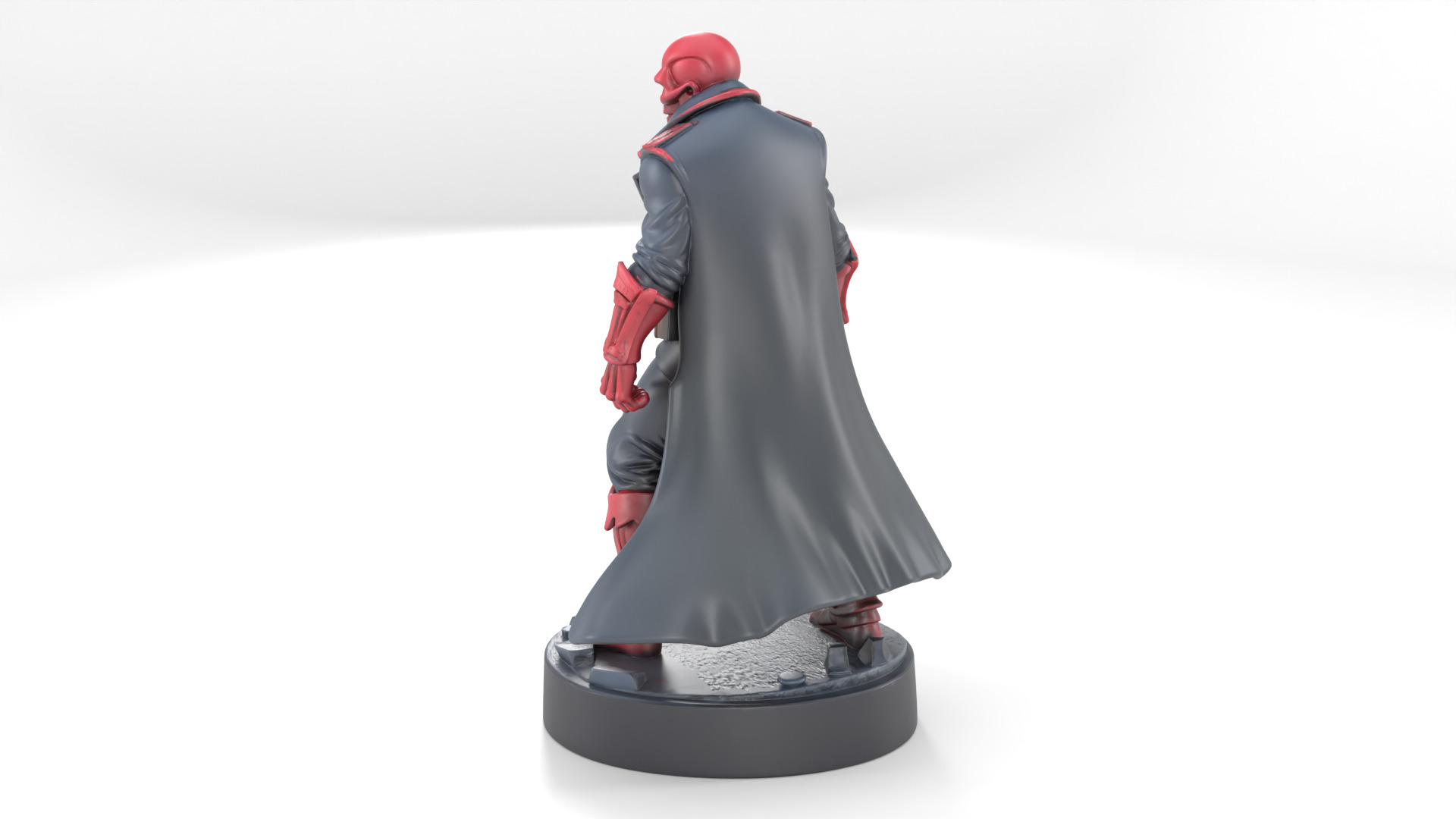 Red Skull Agent of Hydra 3D model_7