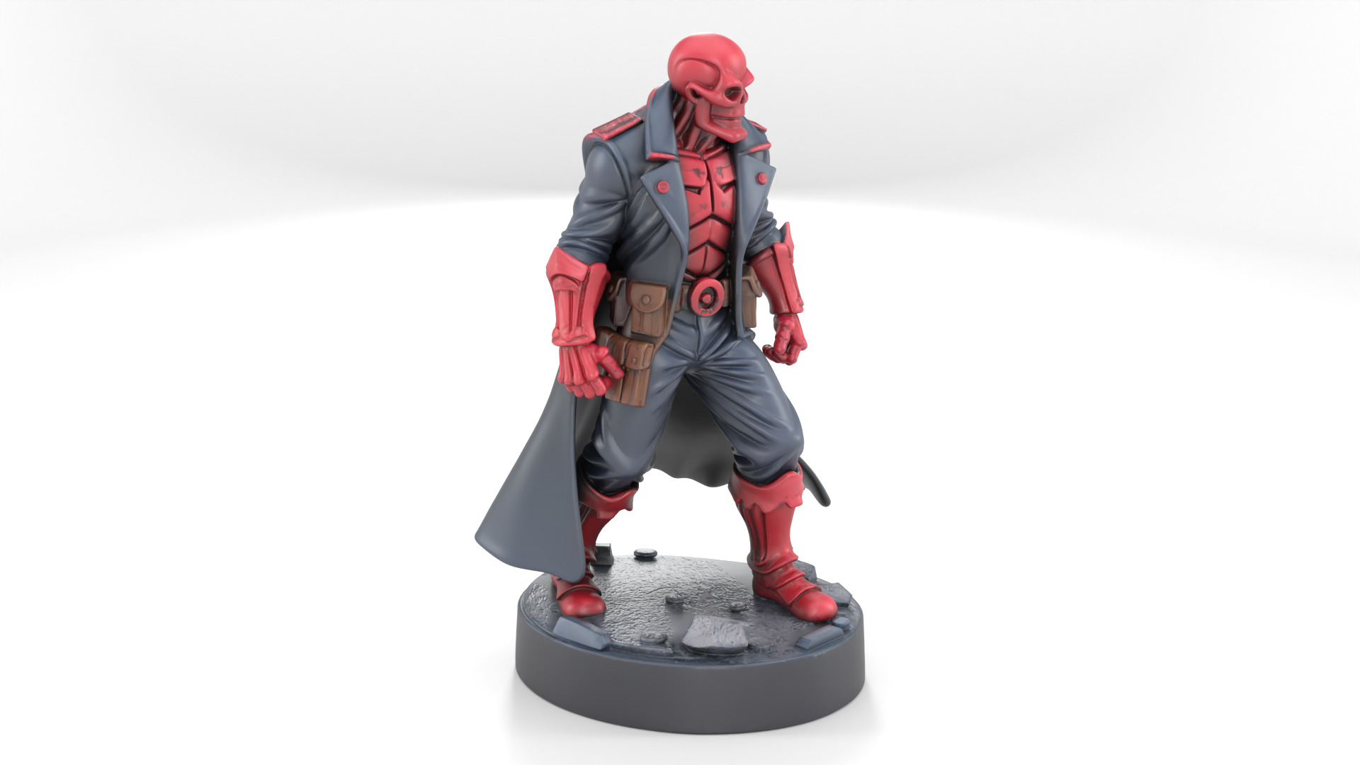 Red Skull Agent of Hydra 3D model_4