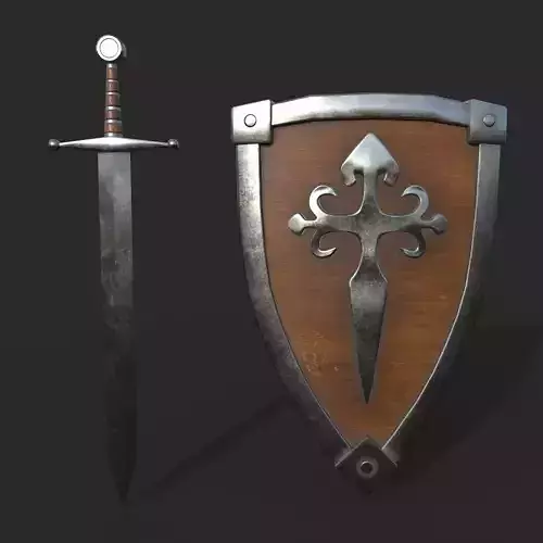 Simple Sword and shield
