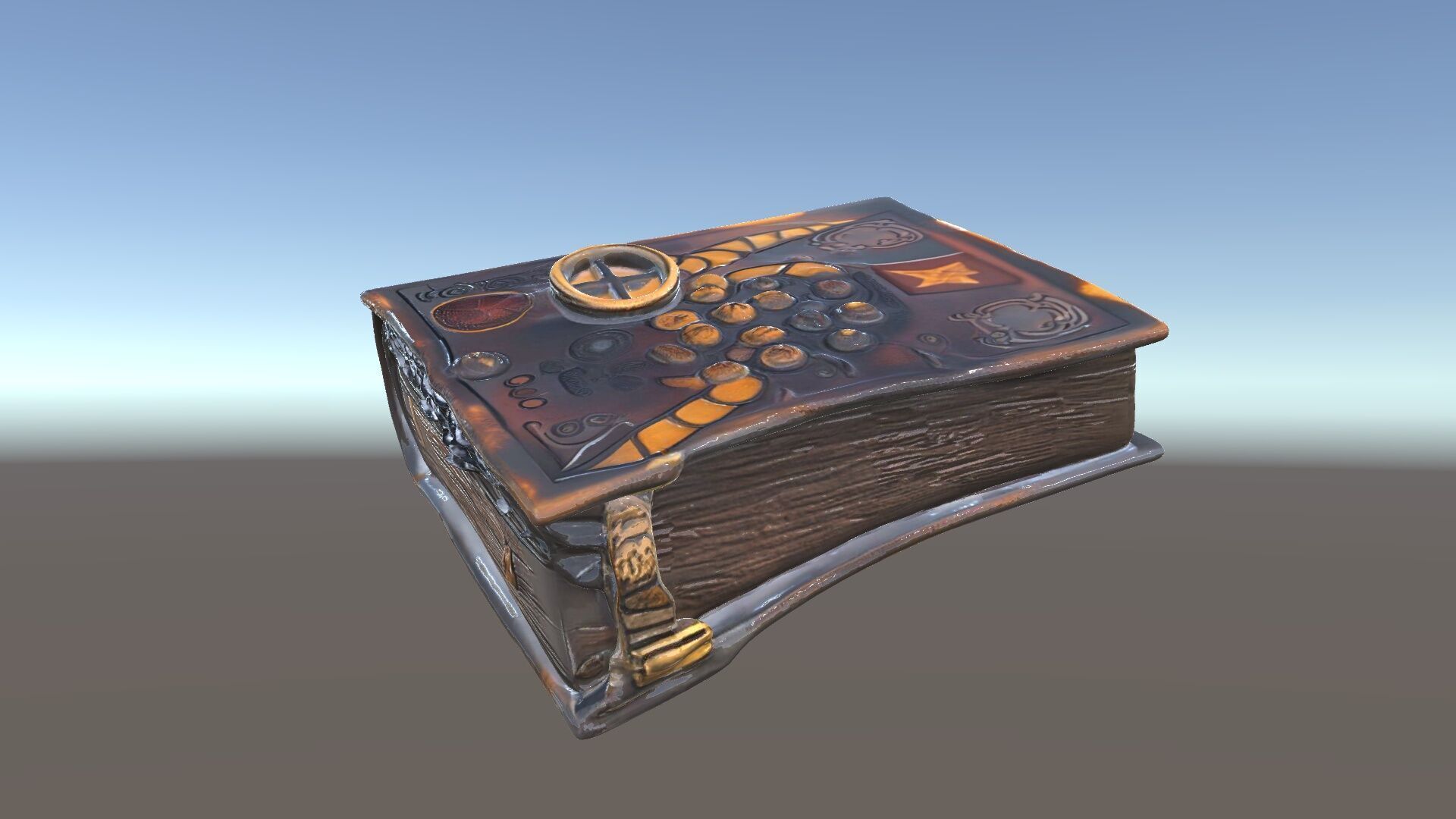Ancient Spellbook Model Pack Low-poly 3D model_6