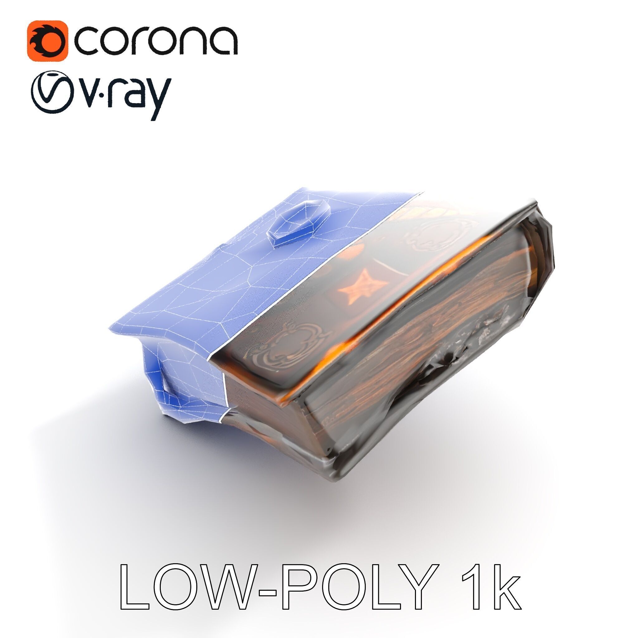 Ancient Spellbook Model Pack Low-poly 3D model_15