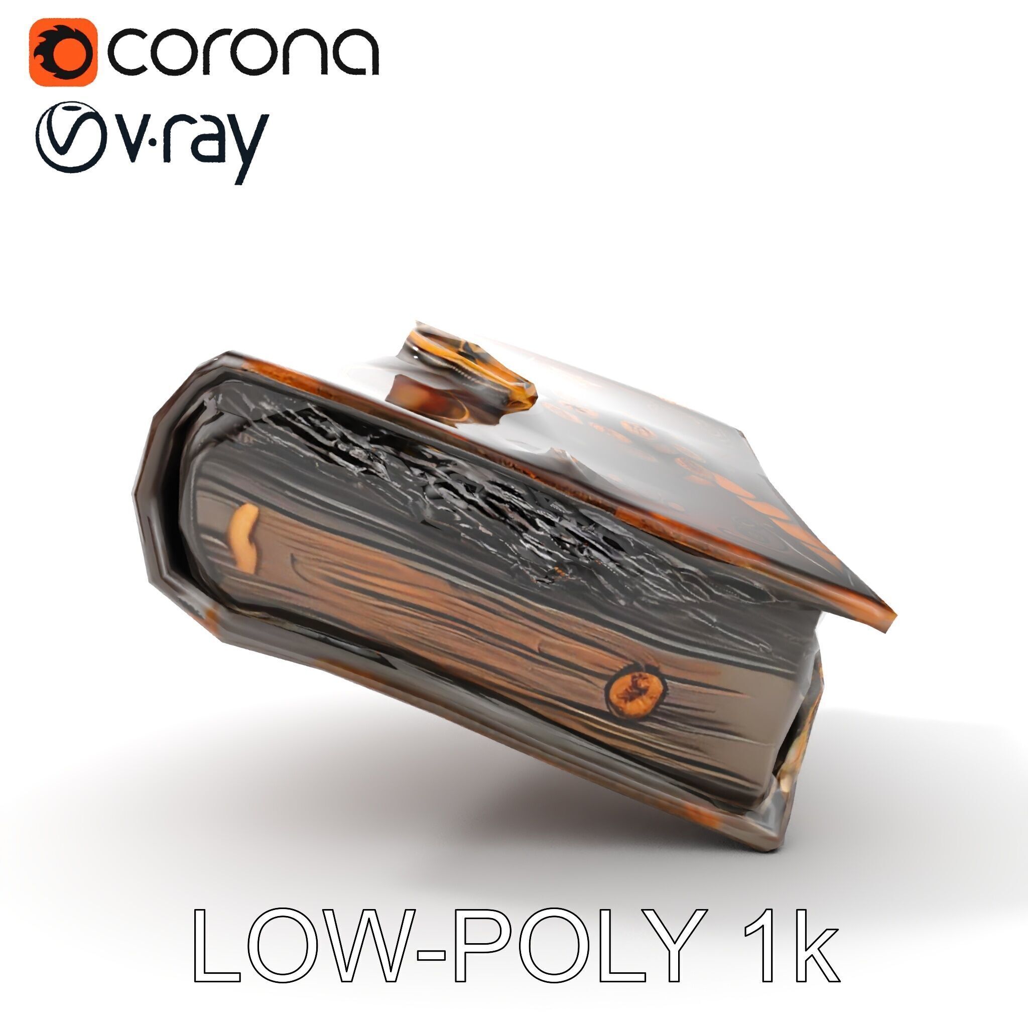 Ancient Spellbook Model Pack Low-poly 3D model_10