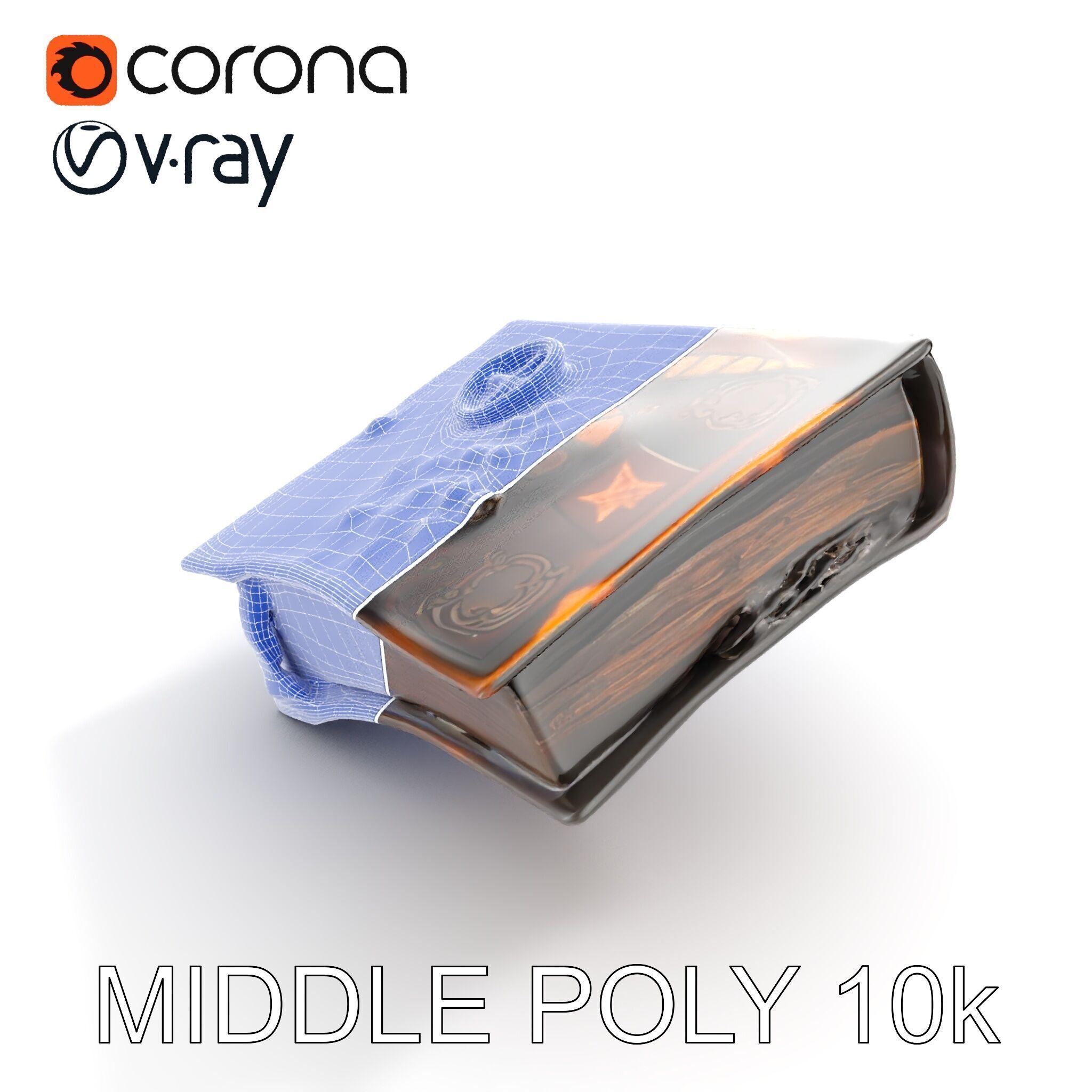 Ancient Spellbook Model Pack Low-poly 3D model_23