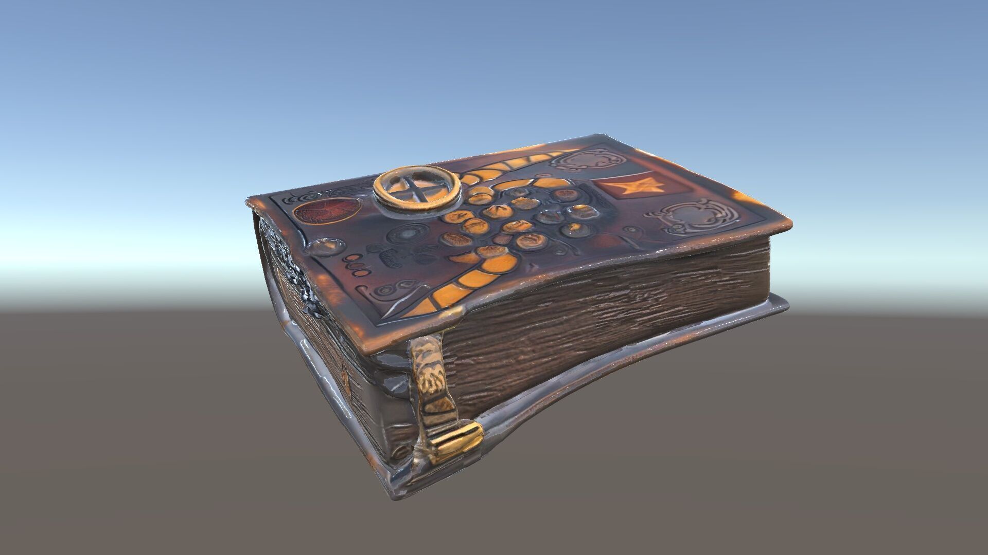 Ancient Spellbook Model Pack Low-poly 3D model_34