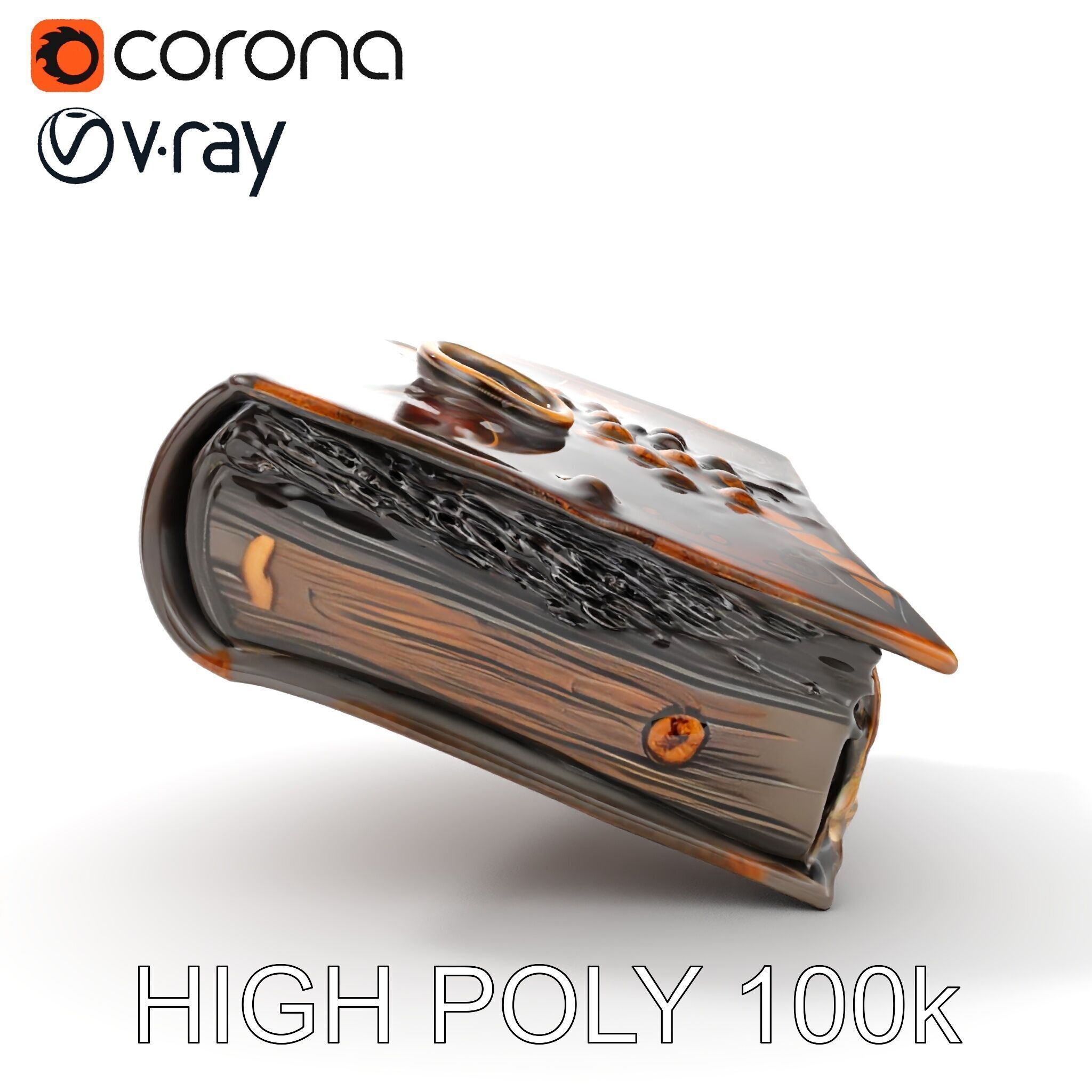 Ancient Spellbook Model Pack Low-poly 3D model_31