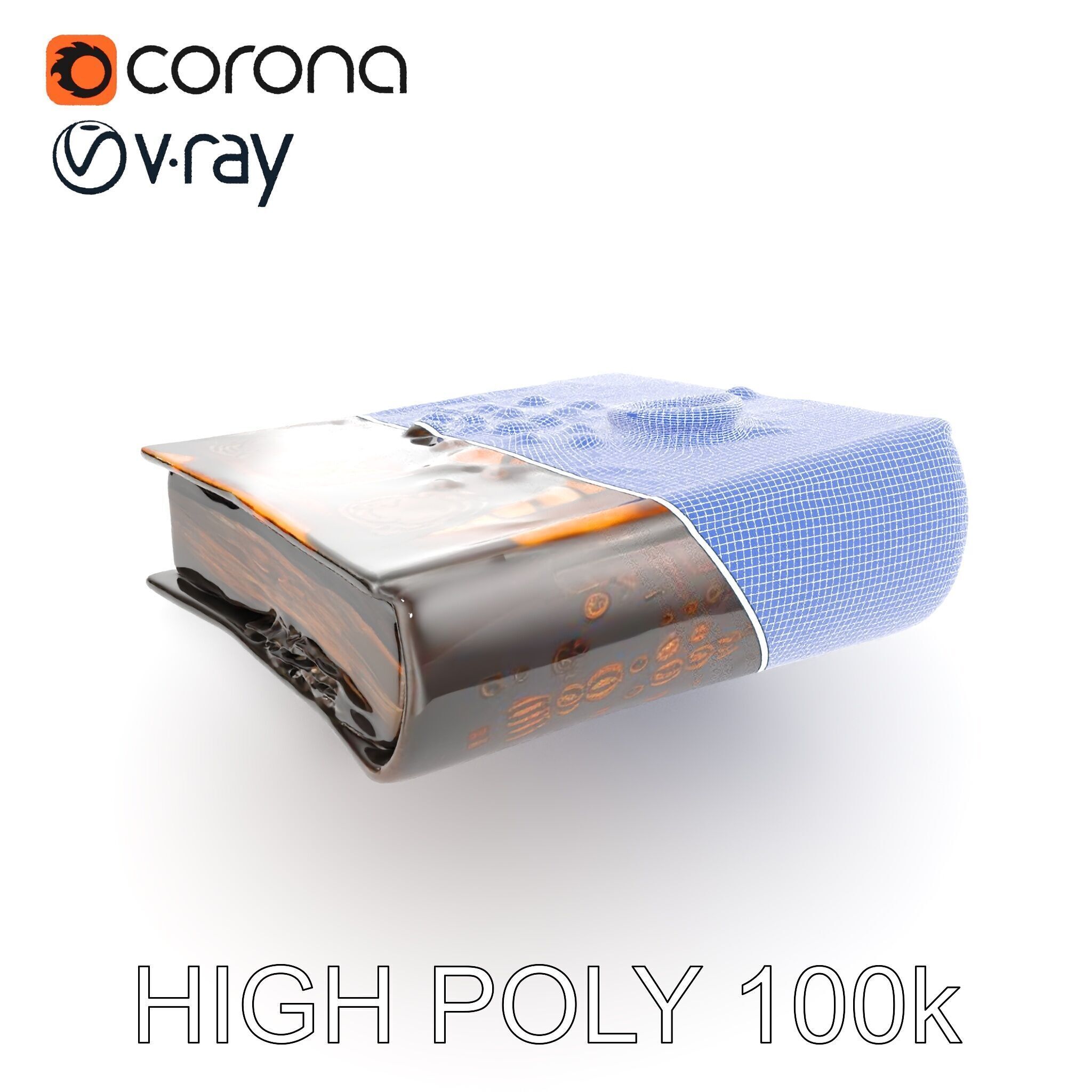 Ancient Spellbook Model Pack Low-poly 3D model_22