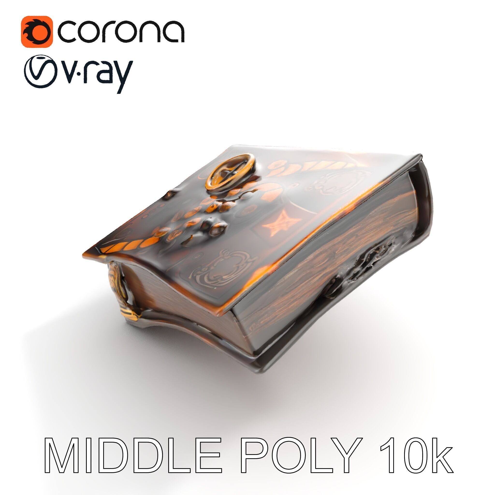 Ancient Spellbook Model Pack Low-poly 3D model_20