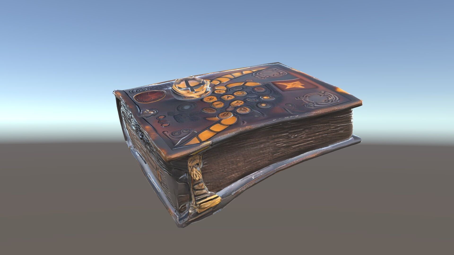Ancient Spellbook Model Pack Low-poly 3D model_35