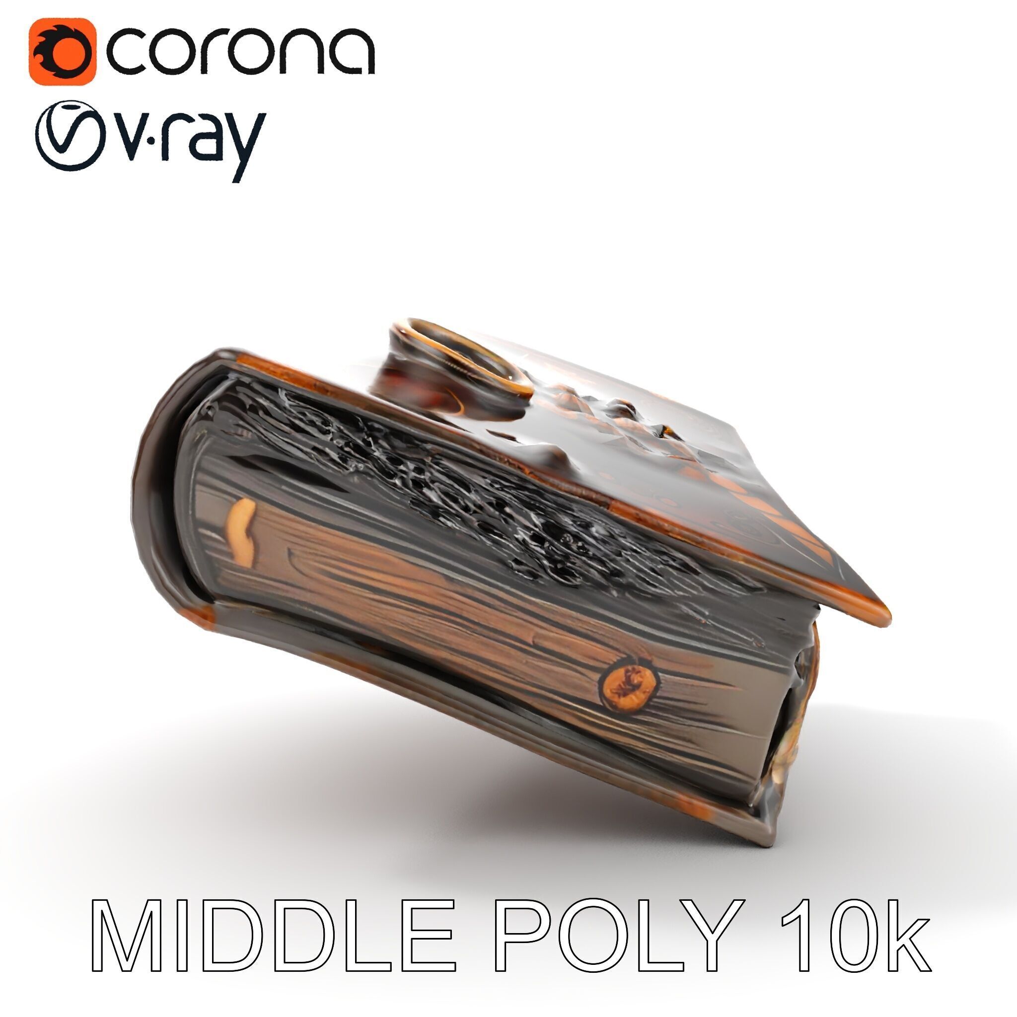 Ancient Spellbook Model Pack Low-poly 3D model_17