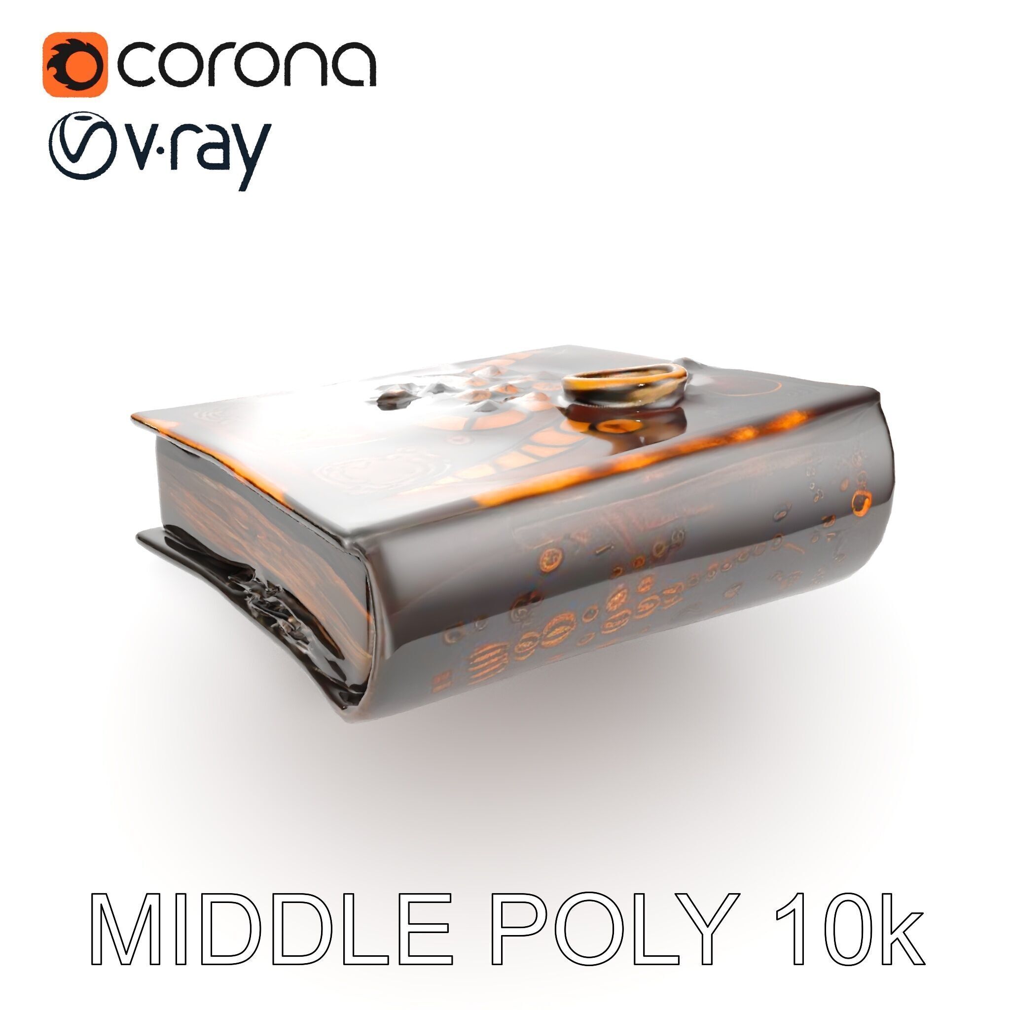 Ancient Spellbook Model Pack Low-poly 3D model_9