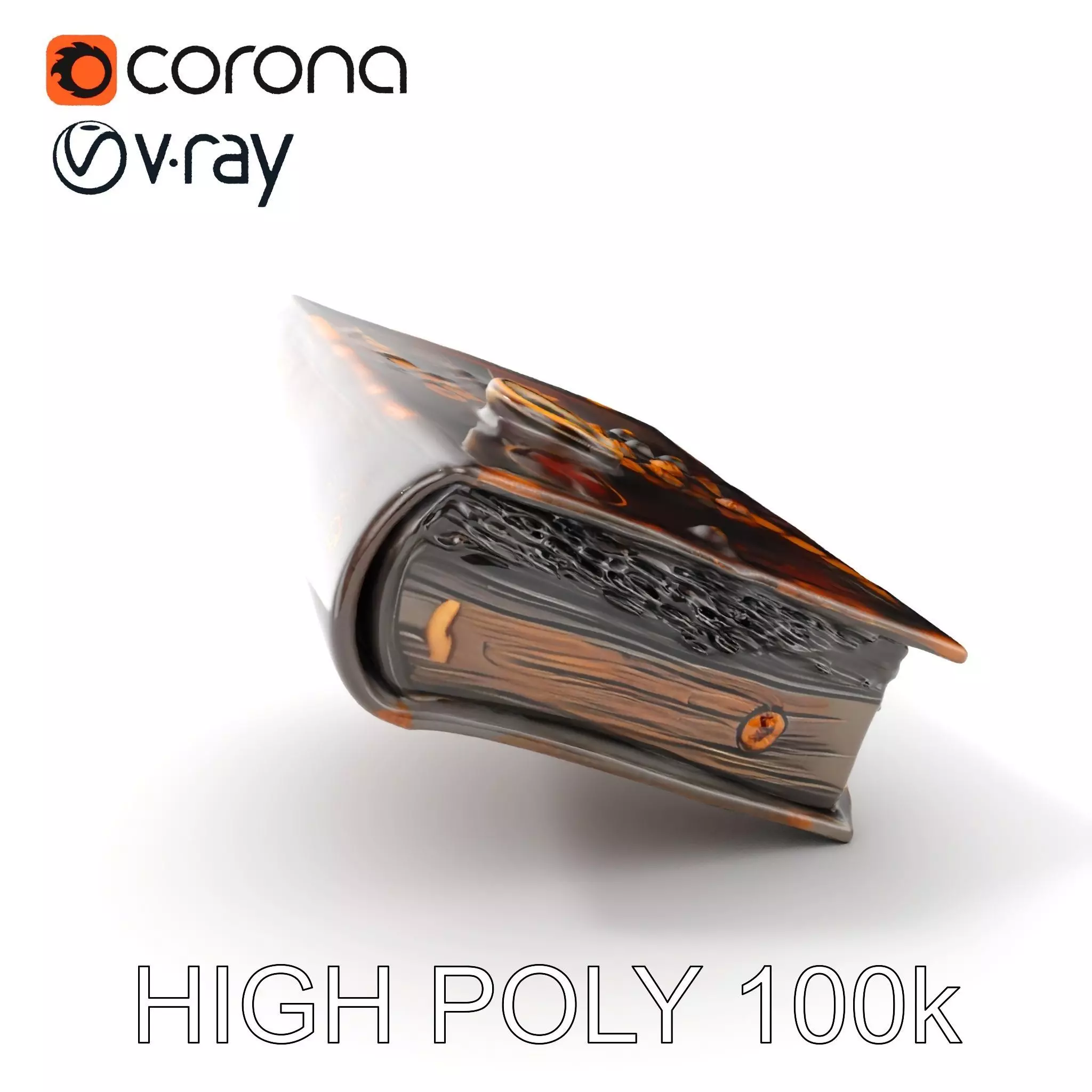 Ancient Spellbook Model Pack Low-poly 3D model_0