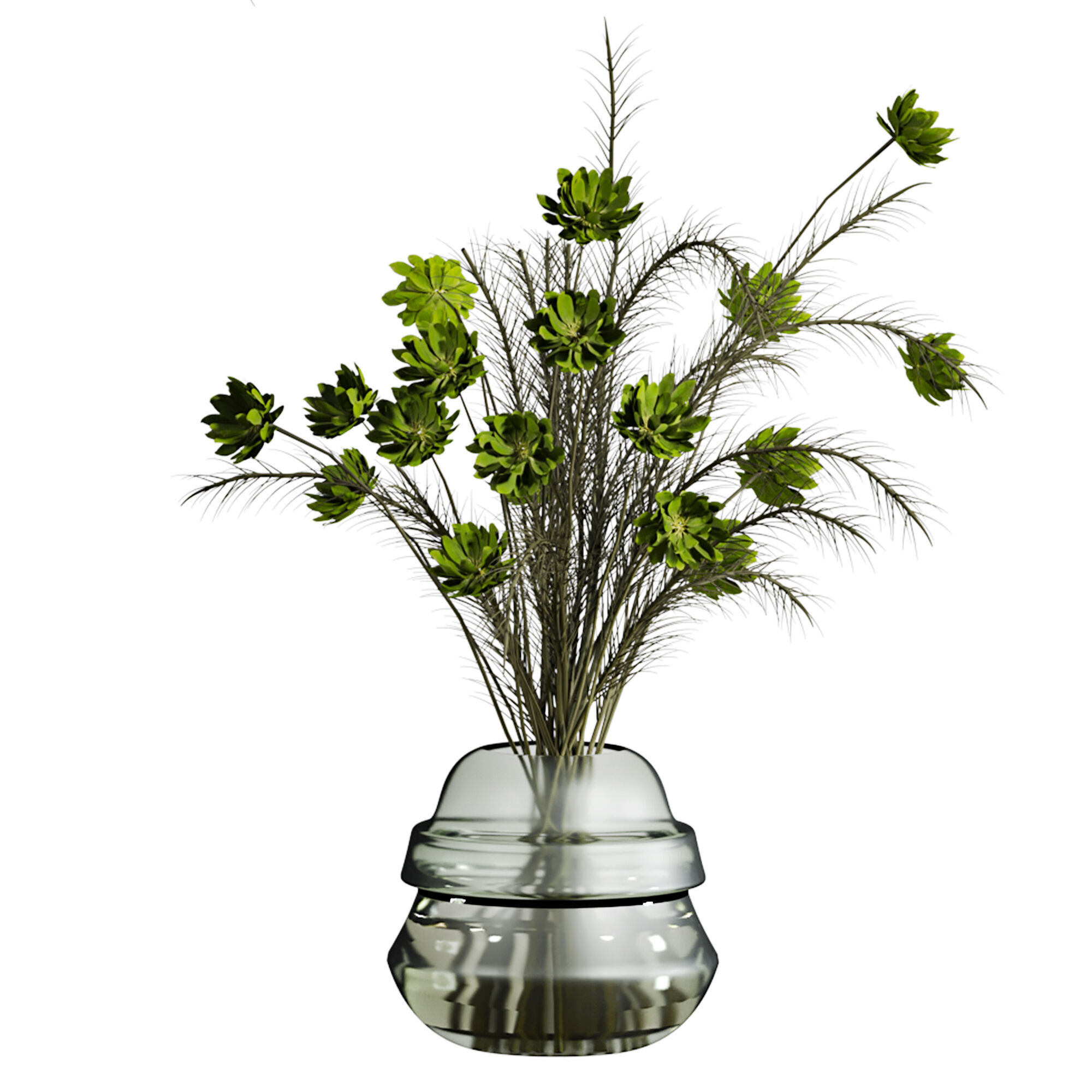 bouquet set 3D model_3