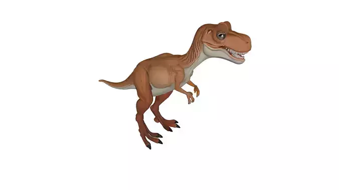 dinosaur trex Low-poly 3D model