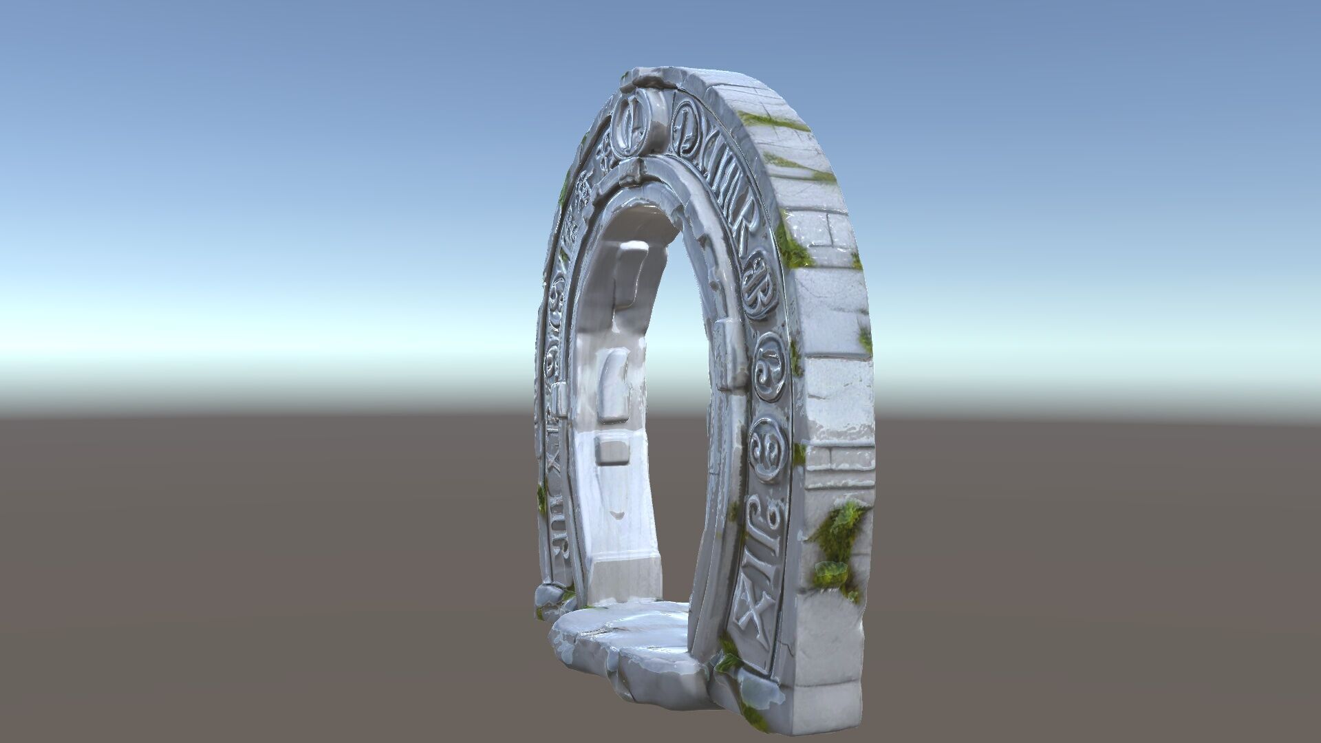 Ancient Rune Stone Archway Model Pack Low-poly 3D model_35