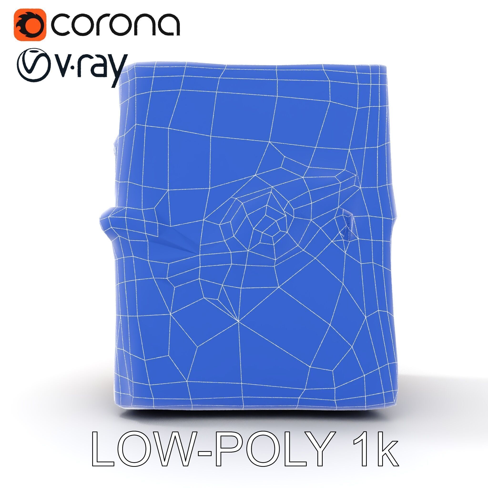 Medieval LeatherBound Book Model Pack Low-poly 3D model_25