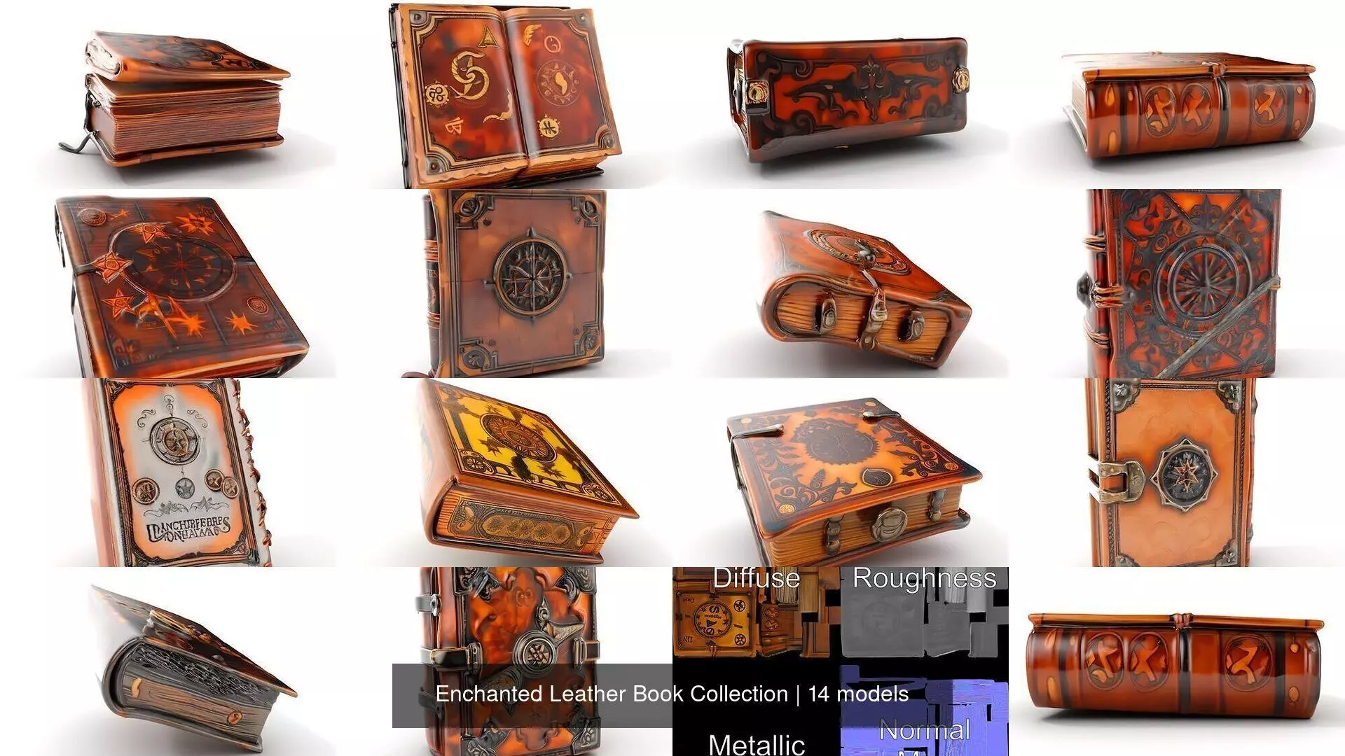 Enchanted Leather Book Collection _0