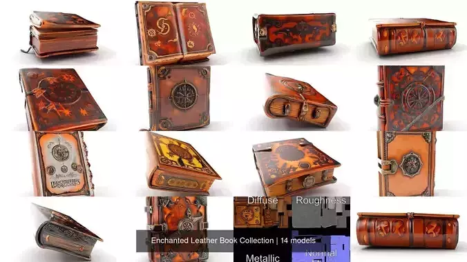 Enchanted Leather Book Collection 