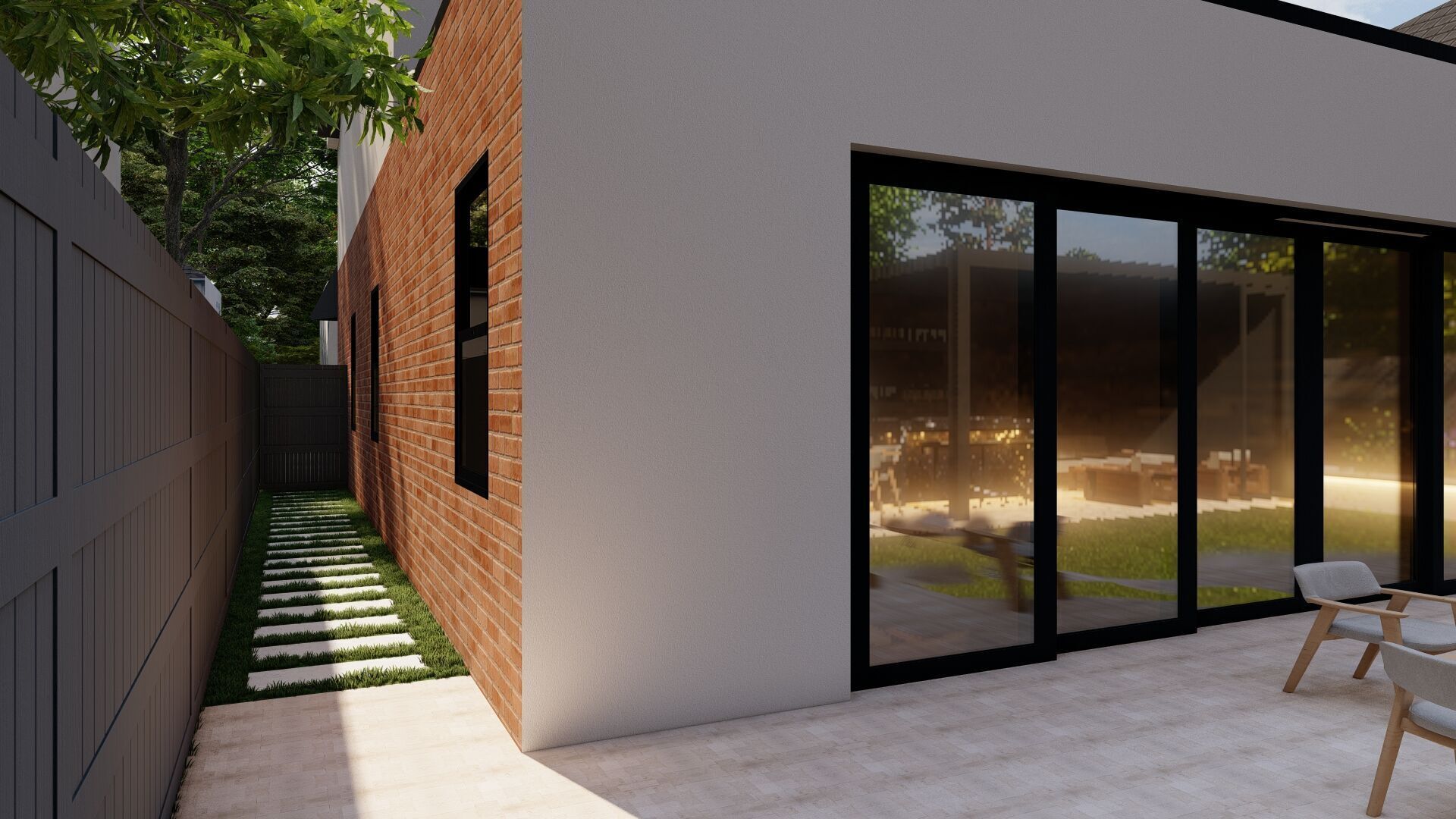 Garden Landscape 3D Model - SketchUp and Lumion Scene 3D model 3D model_6