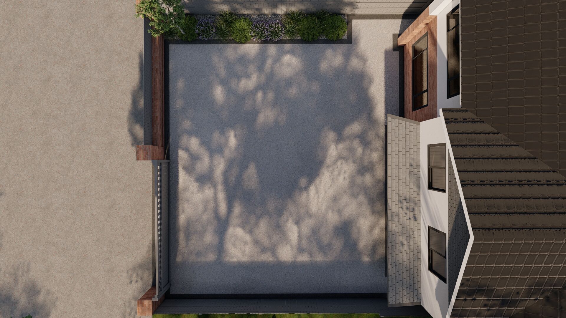 Garden Landscape 3D Model - SketchUp and Lumion Scene 3D model 3D model_5