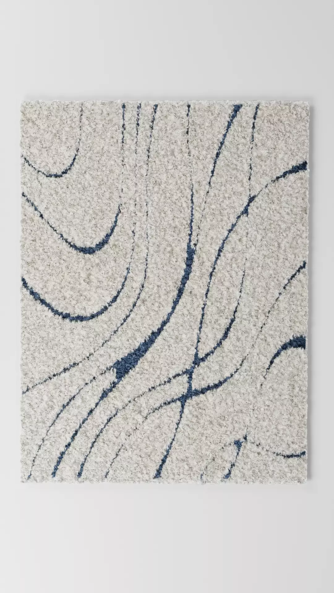 Low wool carpet 3D model Low-poly 3D model_0