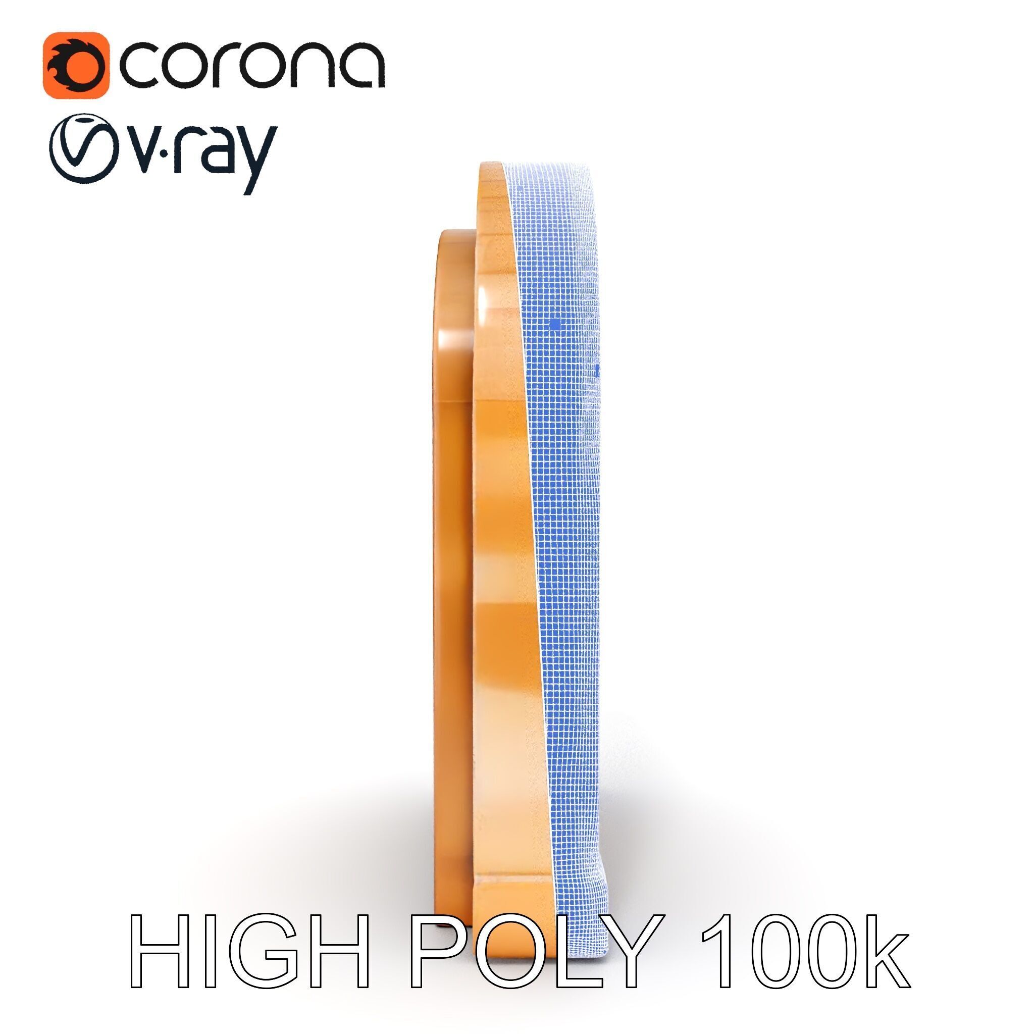 Ornate Arched Wooden Door Model Pack Low-poly 3D model_33