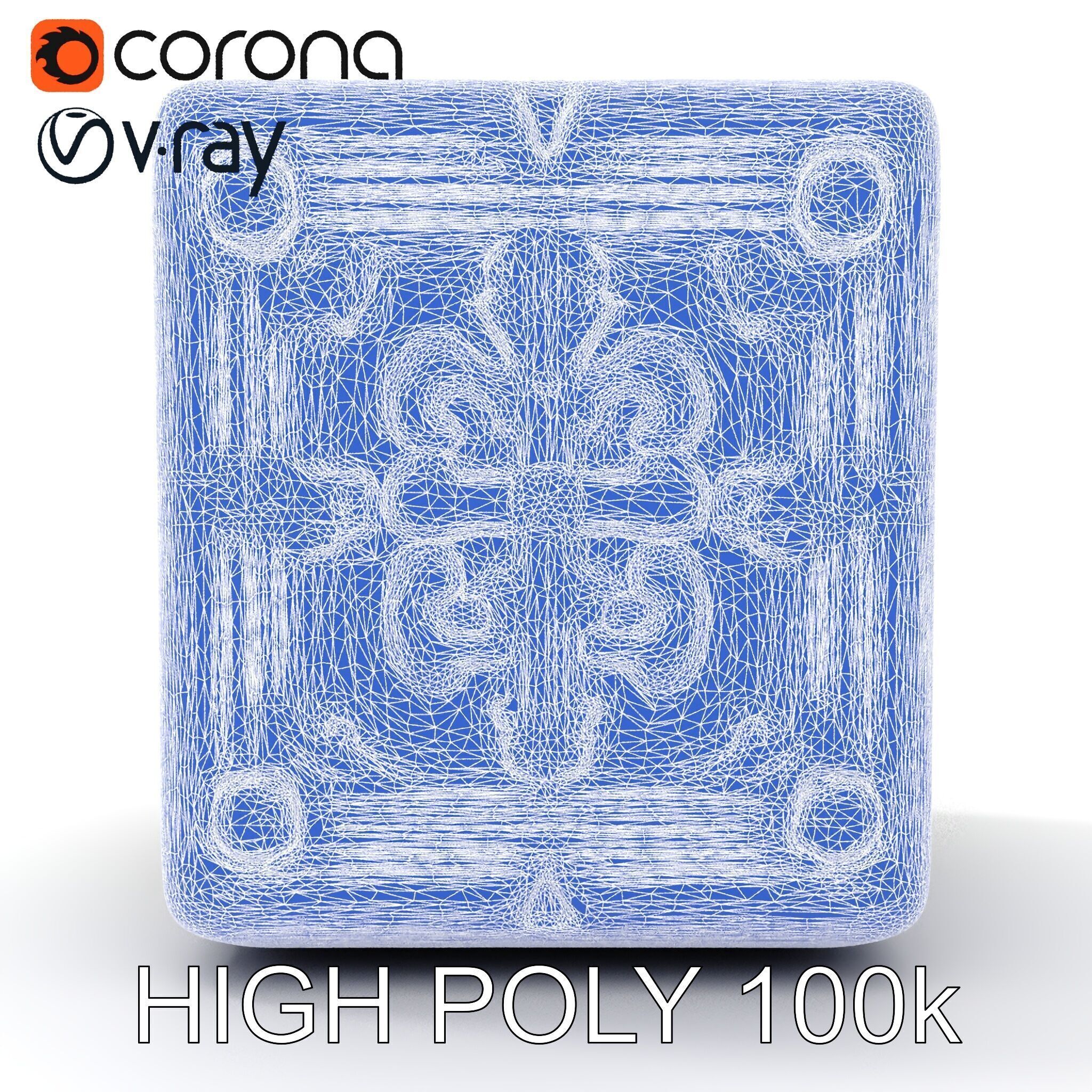 Intricate Gothic Cube Model Pack Low-poly 3D model_27