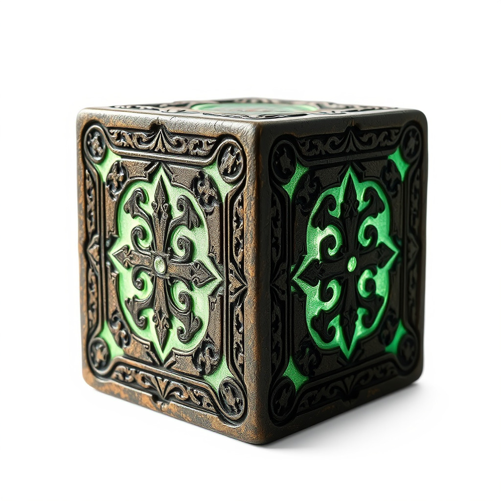 Intricate Gothic Cube Model Pack Low-poly 3D model_3