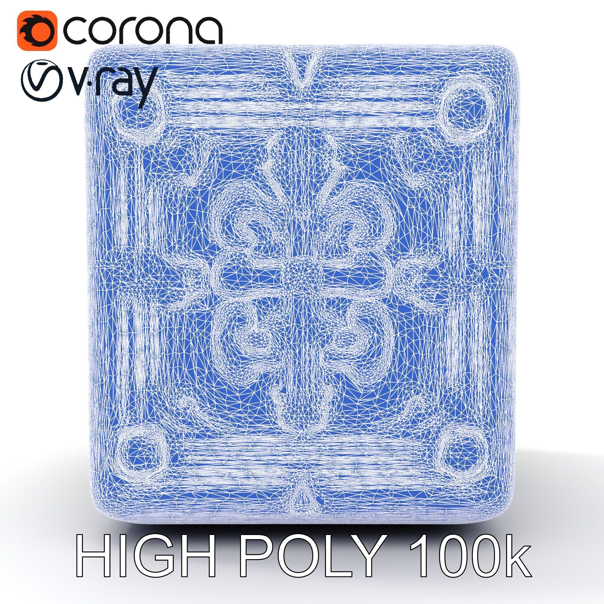 Intricate Gothic Cube Model Pack Low-poly 3D model_32