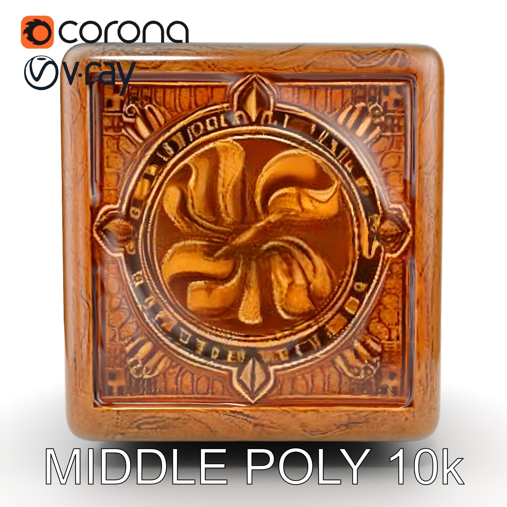 Mystical Artifact Cube model pack Low-poly 3D model_14