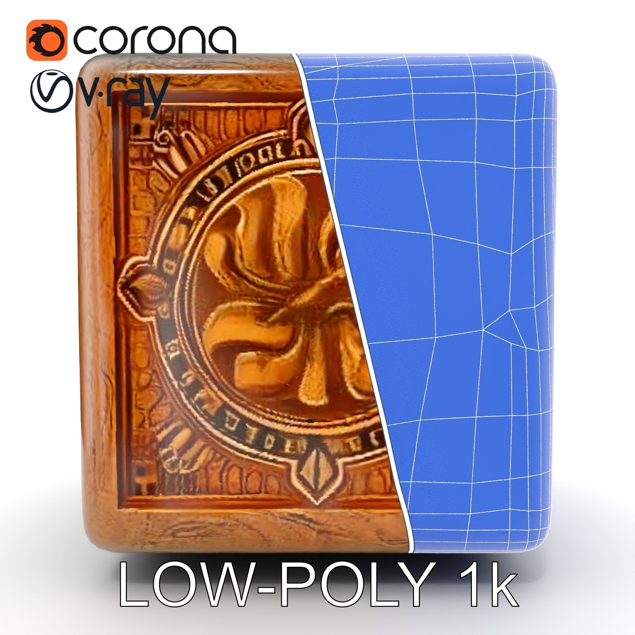 Mystical Artifact Cube model pack Low-poly 3D model_15