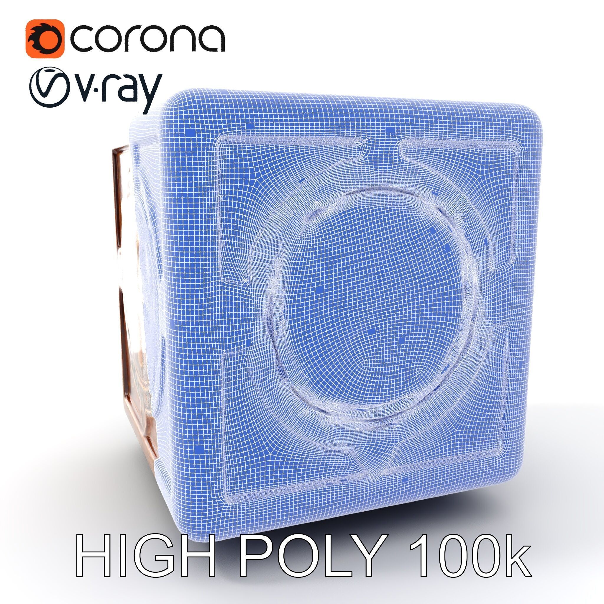 Mystical Artifact Cube model pack Low-poly 3D model_5