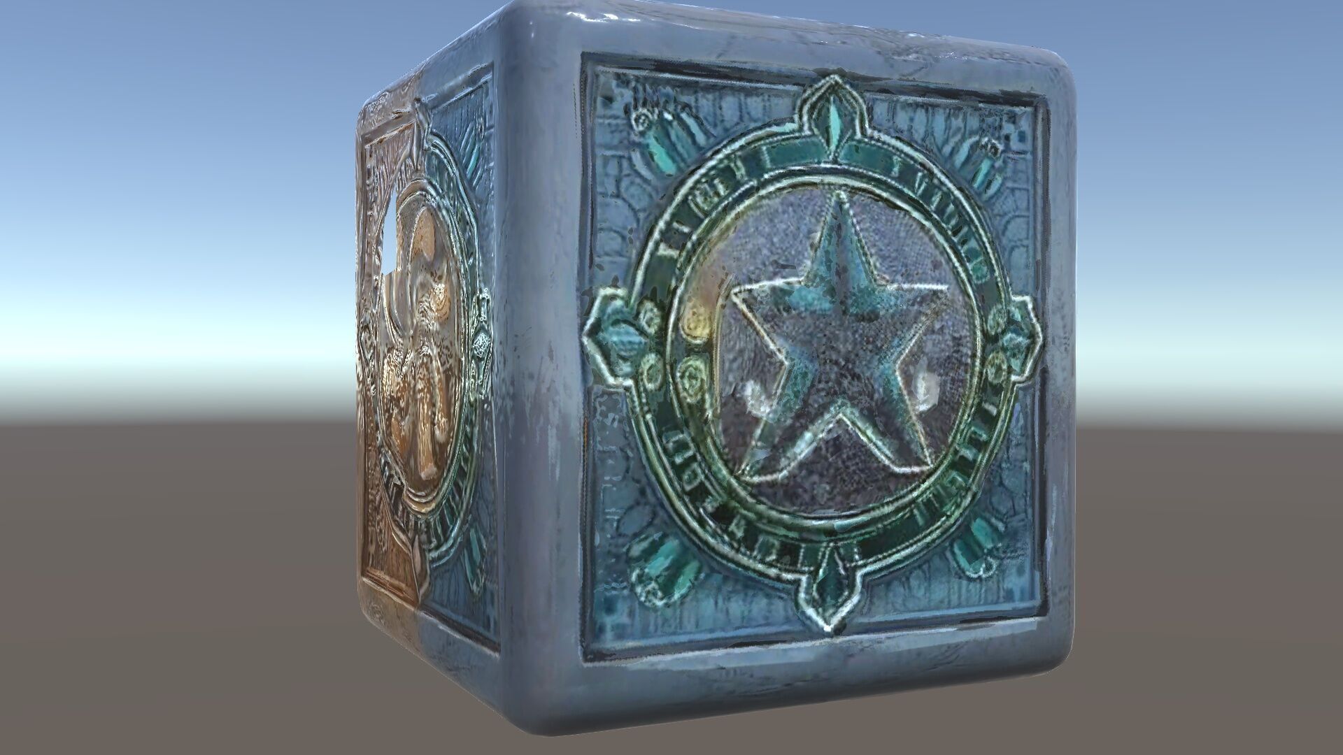 Mystical Artifact Cube model pack Low-poly 3D model_35