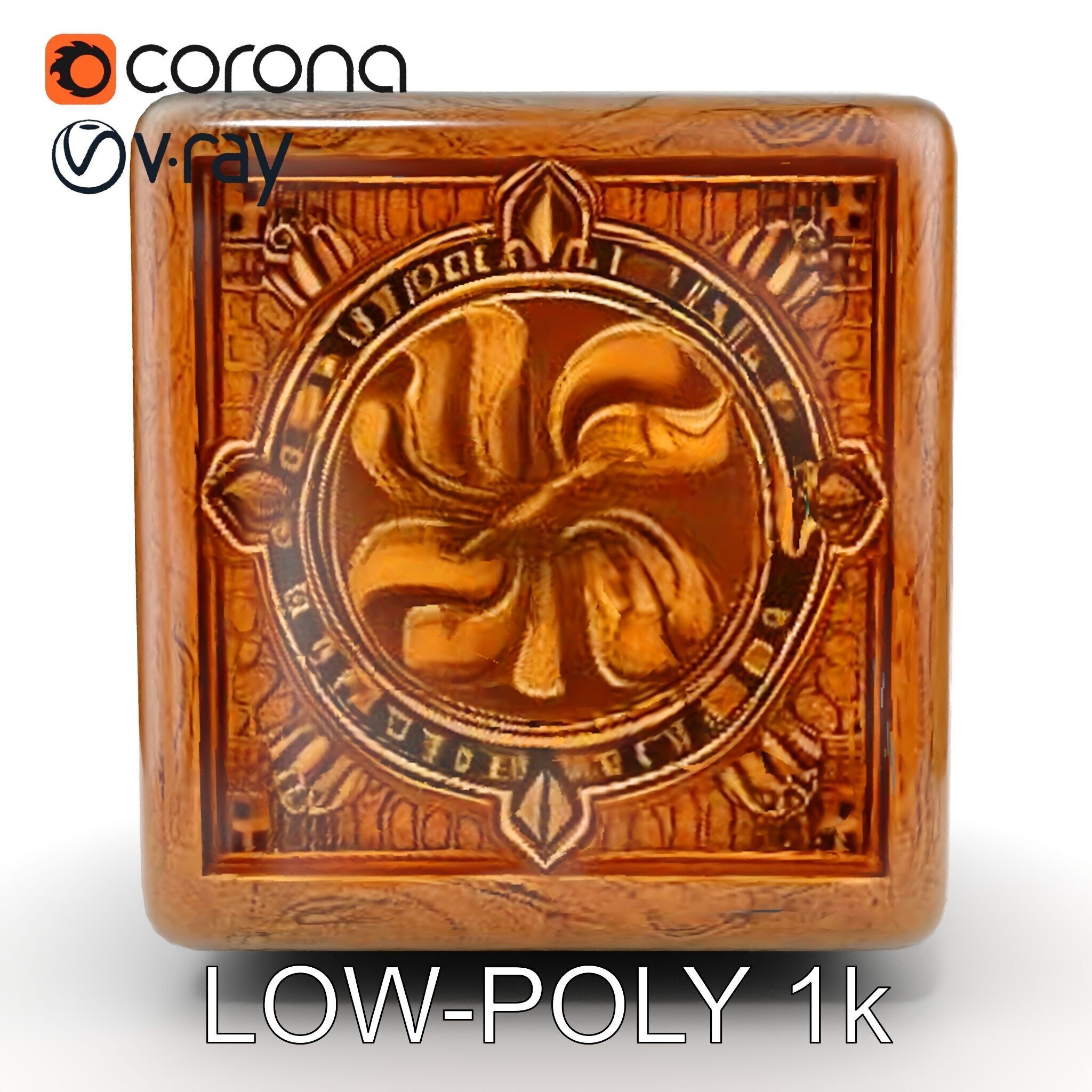 Mystical Artifact Cube model pack Low-poly 3D model_18