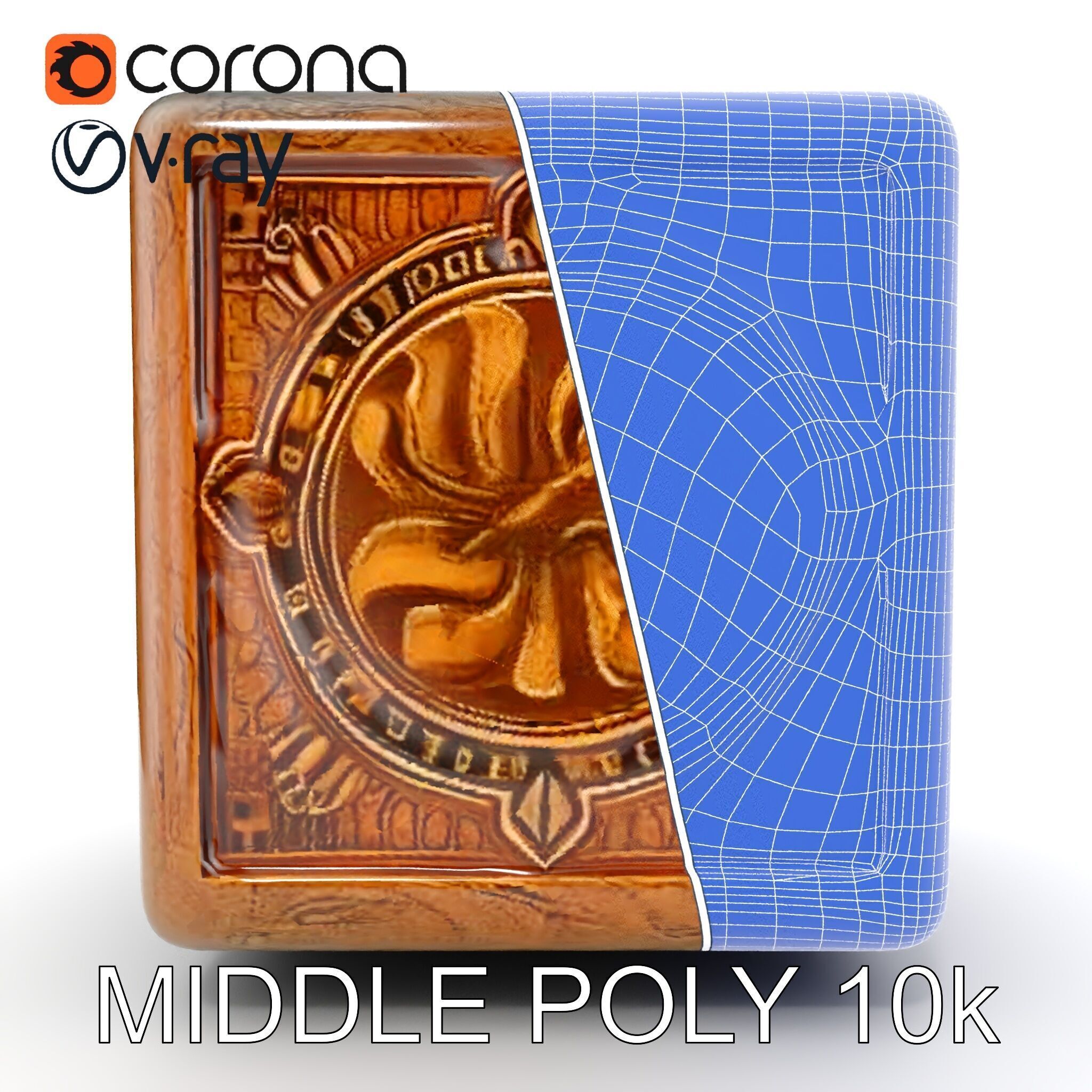 Mystical Artifact Cube model pack Low-poly 3D model_26