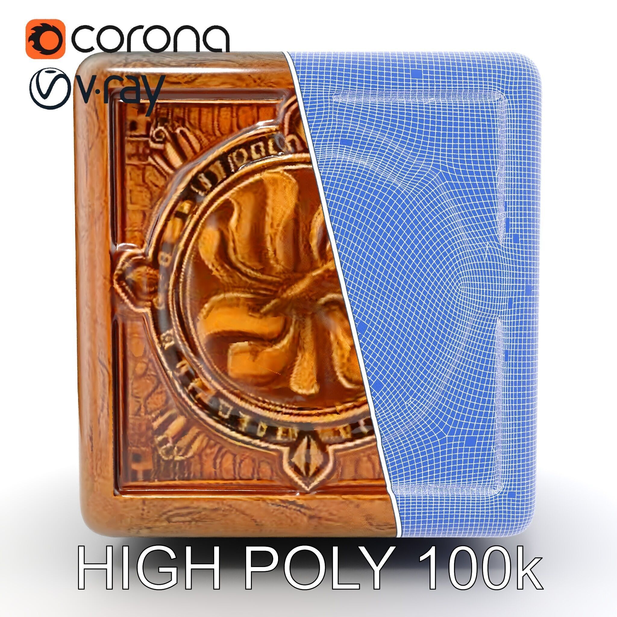 Mystical Artifact Cube model pack Low-poly 3D model_36