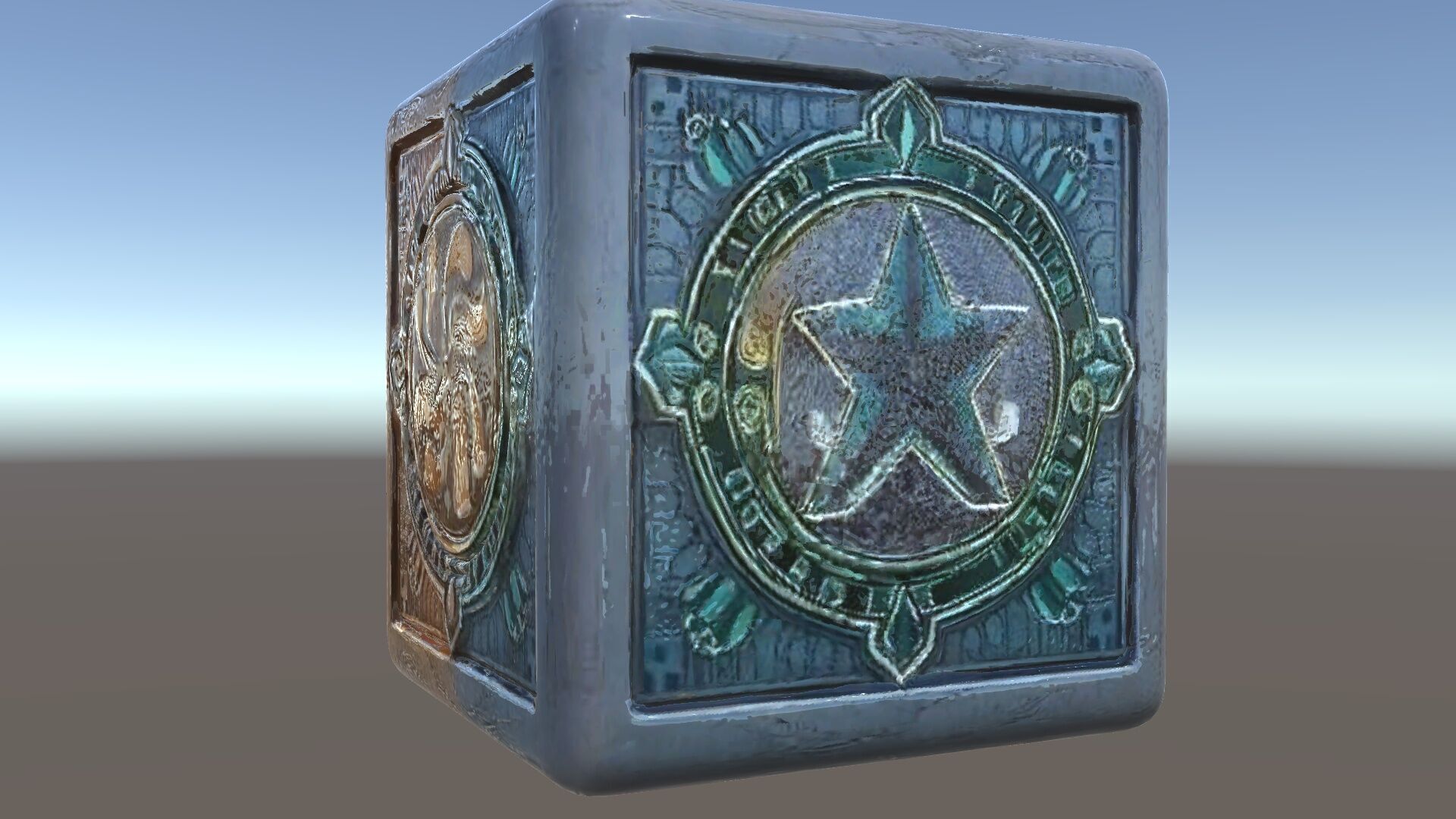 Mystical Artifact Cube model pack Low-poly 3D model_34