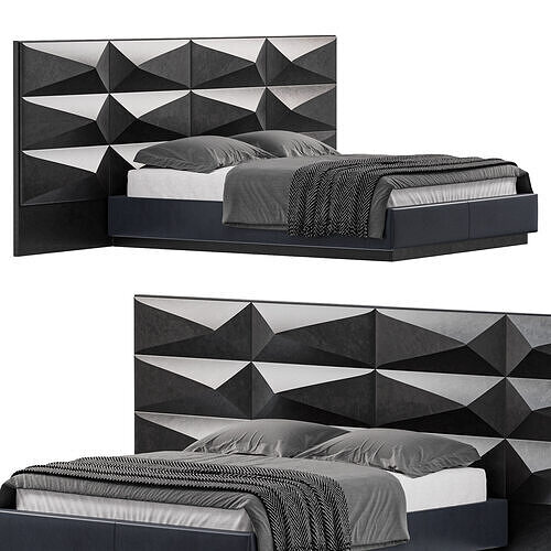Hexa Storage Bed 3D model