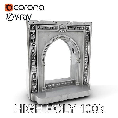 Medieval Archway Model Pack Low-poly 3D model