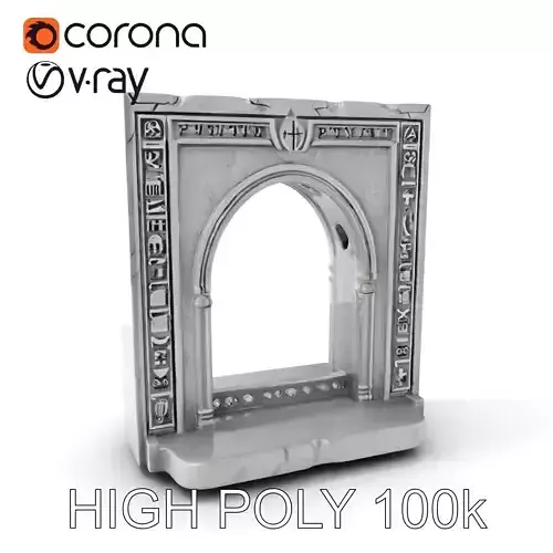 Medieval Archway Model Pack Low-poly 3D model