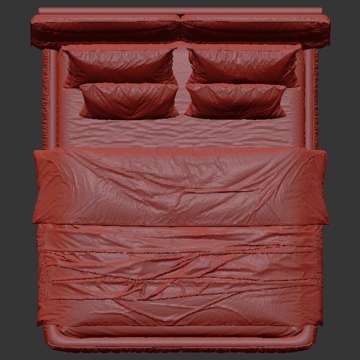 PALAU REGULAR Bed 3D model_4