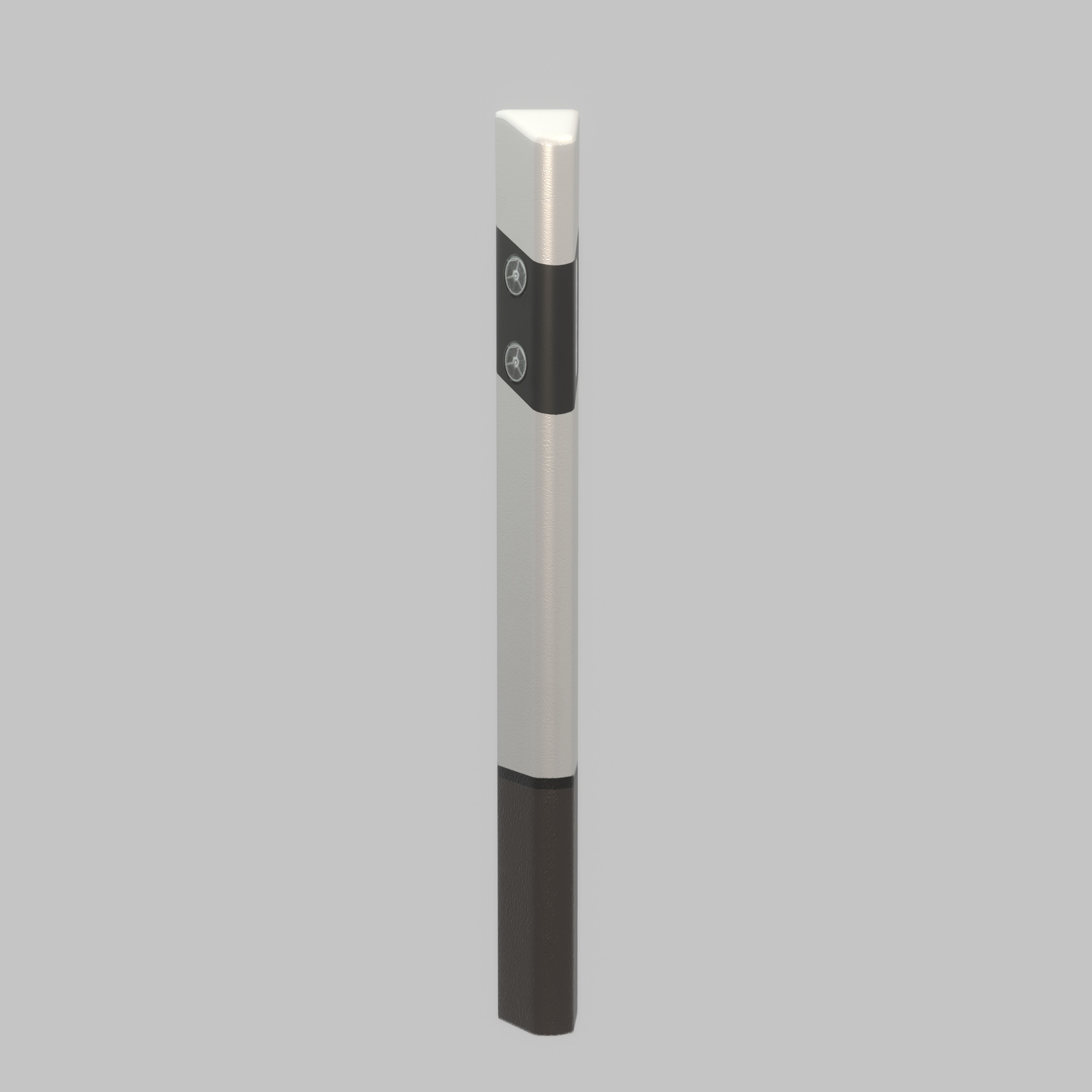 Delineator posts with white reflectors L Low-poly 3D model_47