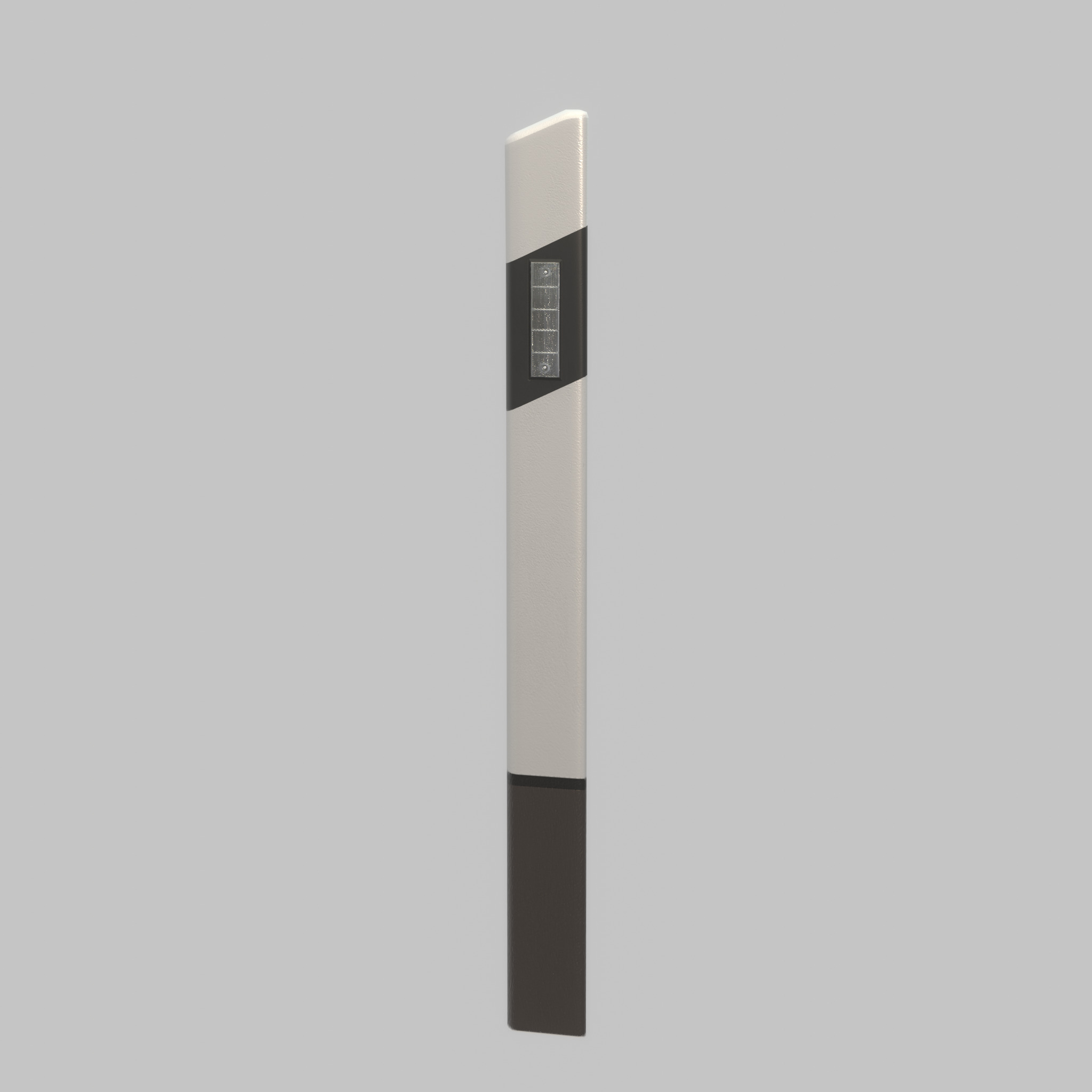 Delineator posts with white reflectors L Low-poly 3D model_21