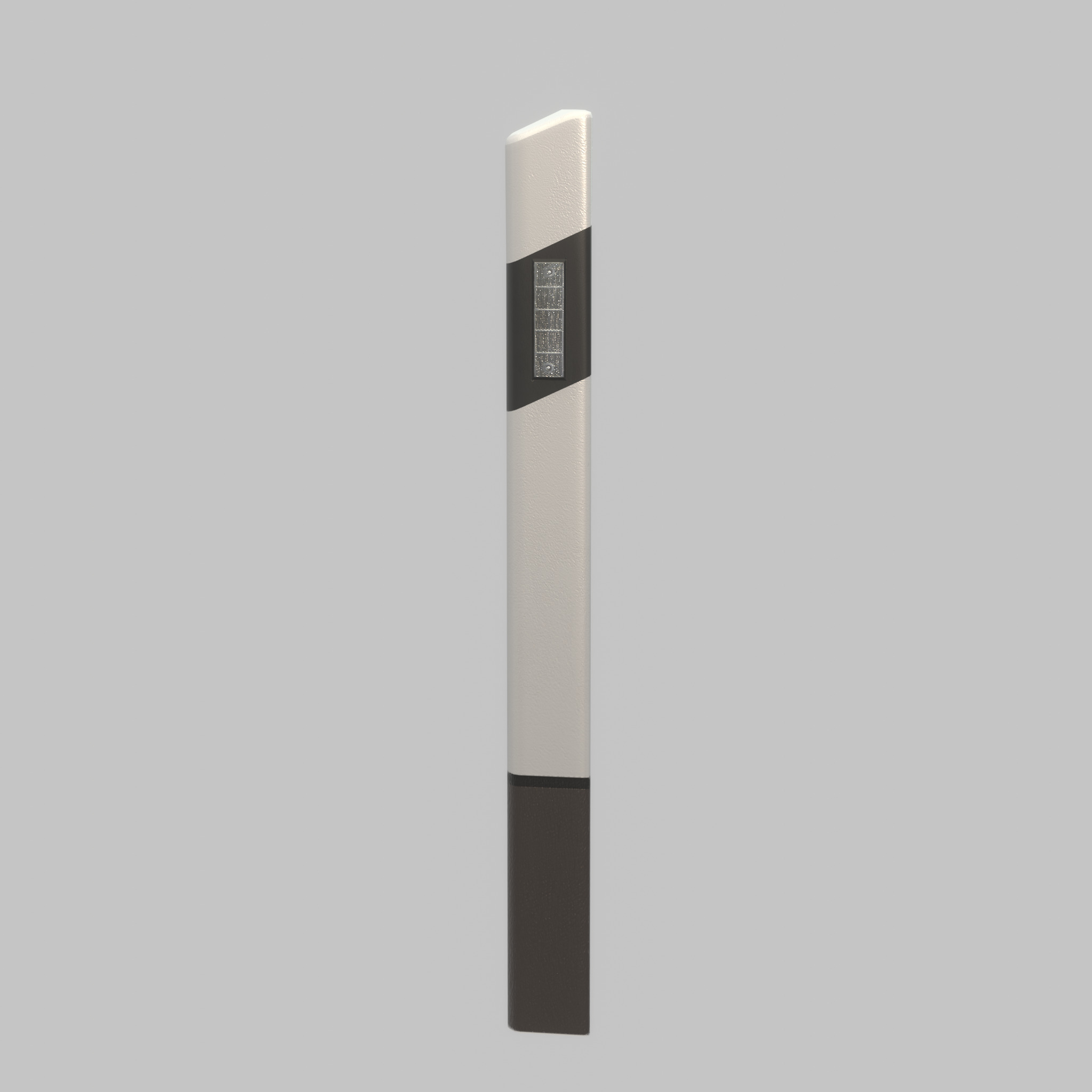 Delineator posts with white reflectors L Low-poly 3D model_60
