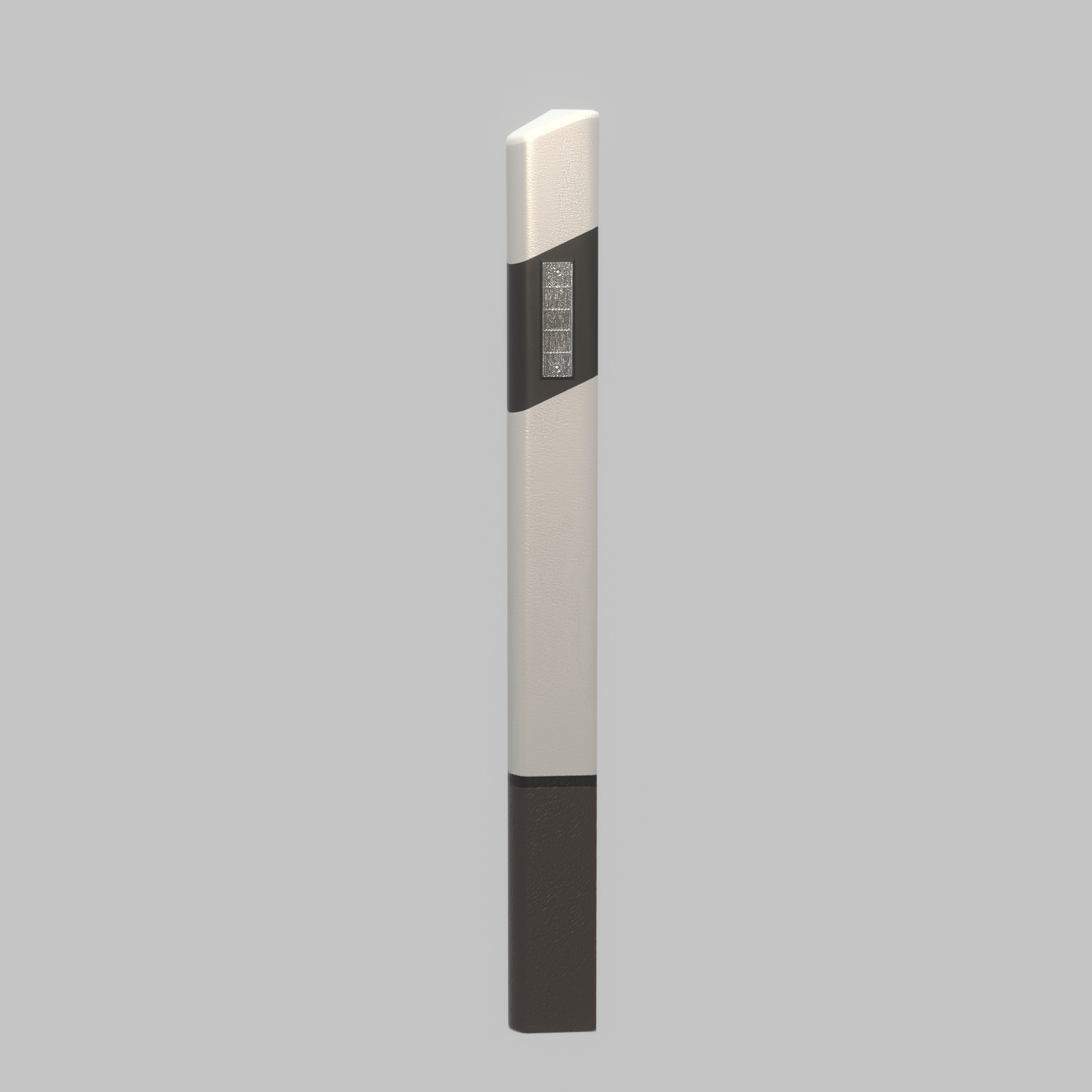 Delineator posts with white reflectors L Low-poly 3D model_58