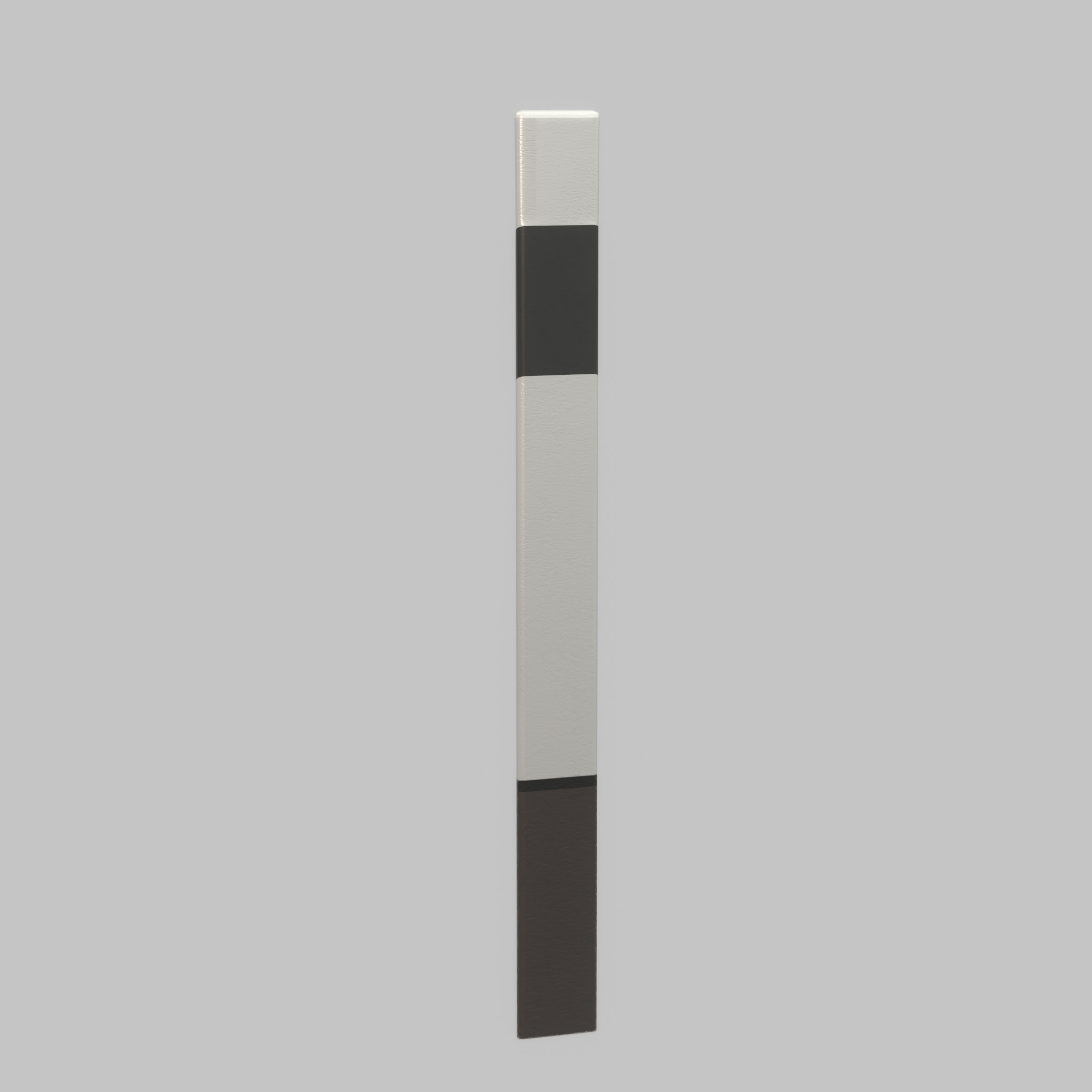 Delineator posts with white reflectors L Low-poly 3D model_22