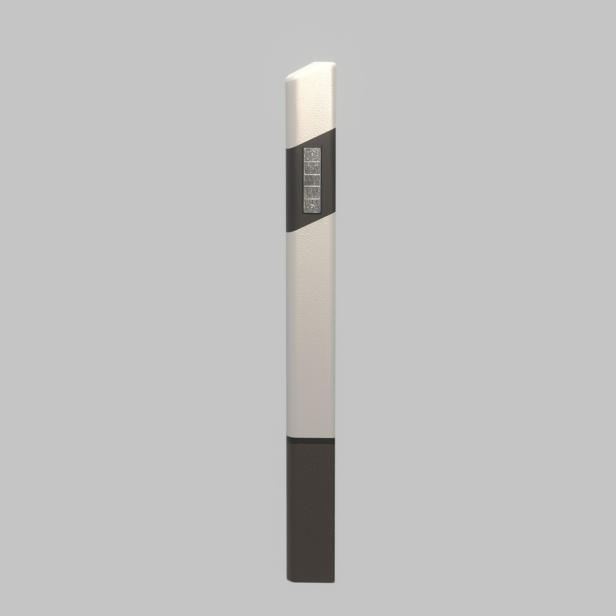 Delineator posts with white reflectors L Low-poly 3D model_59
